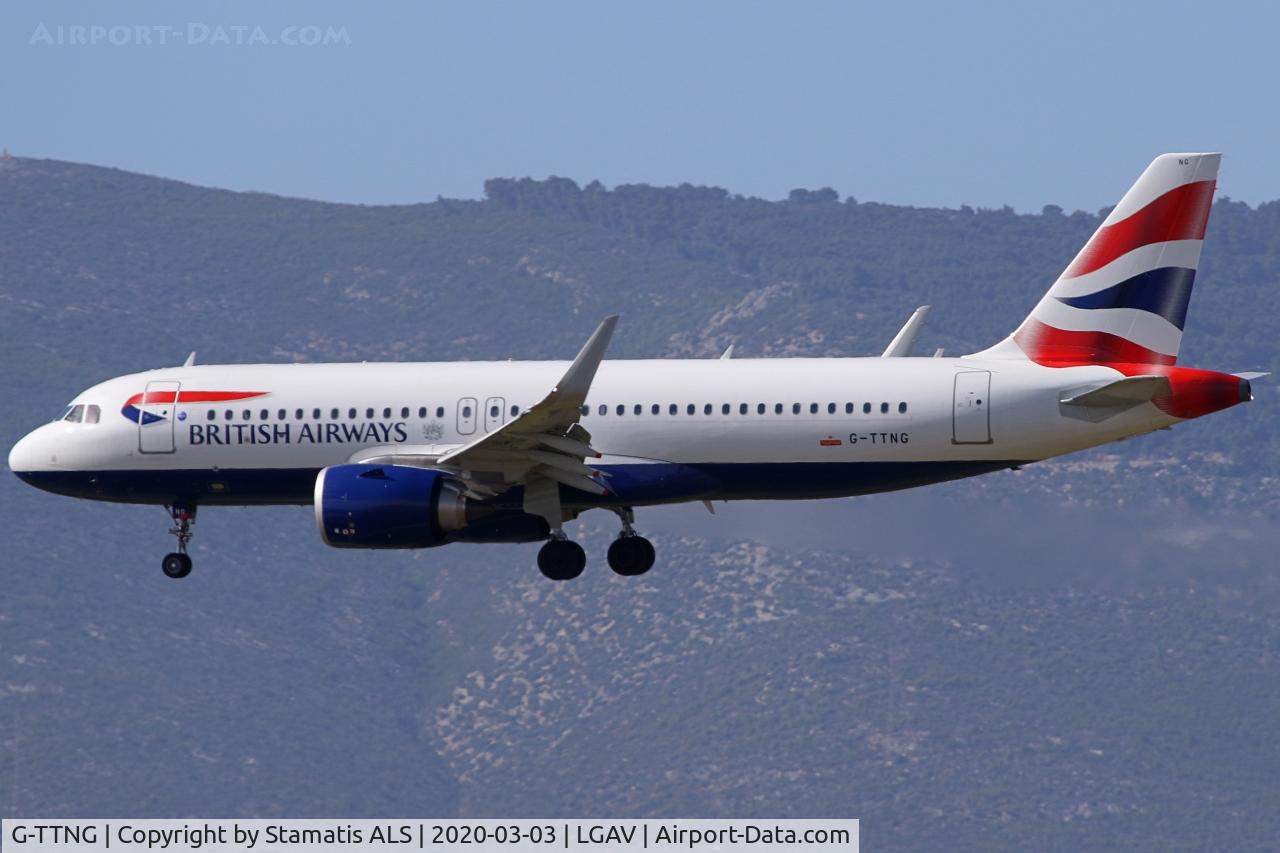 G-TTNG, 2018 Airbus A320-251N C/N 8431, BRITISH