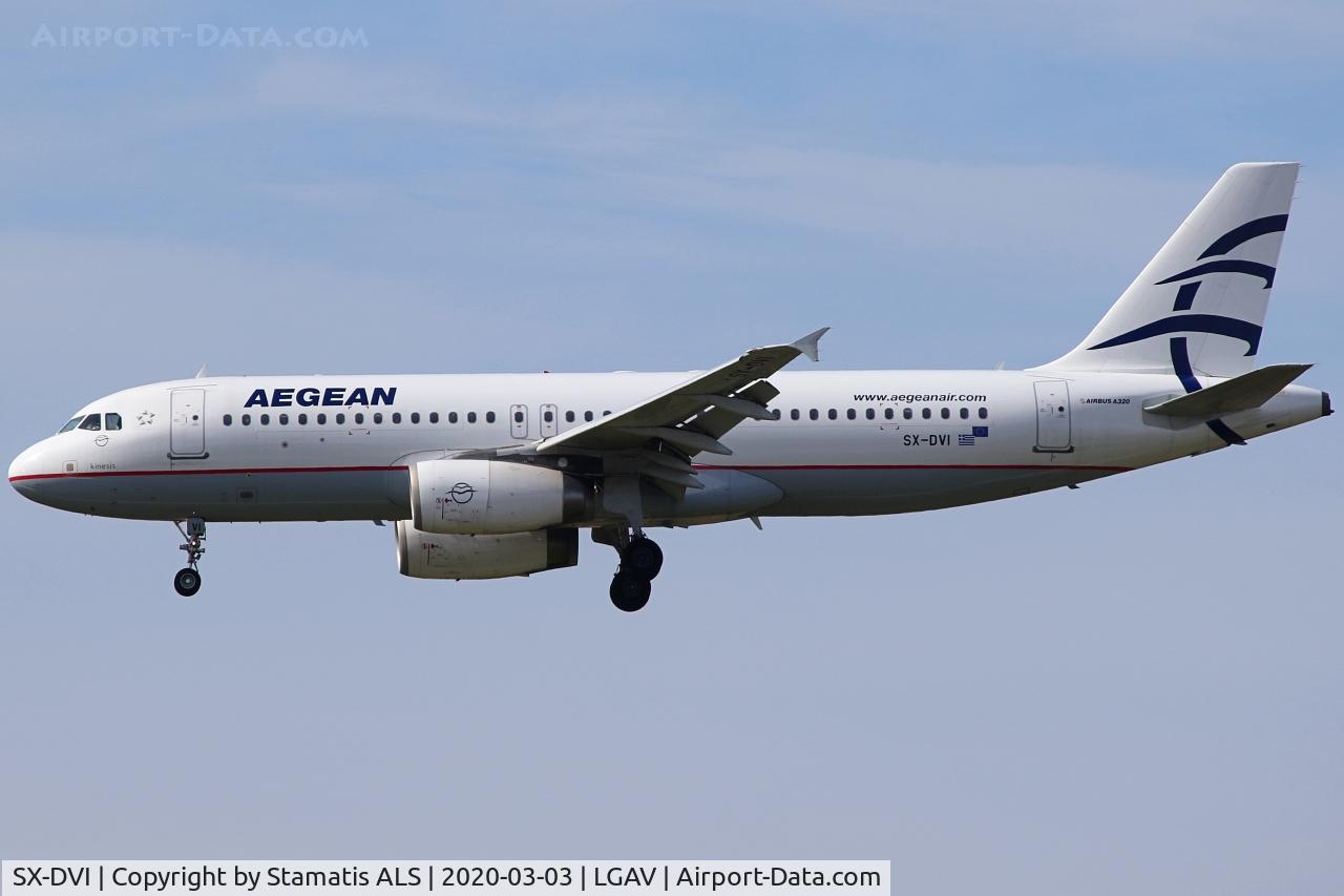 SX-DVI, 2007 Airbus A320-232 C/N 3074, AEGEAN AIRLINES