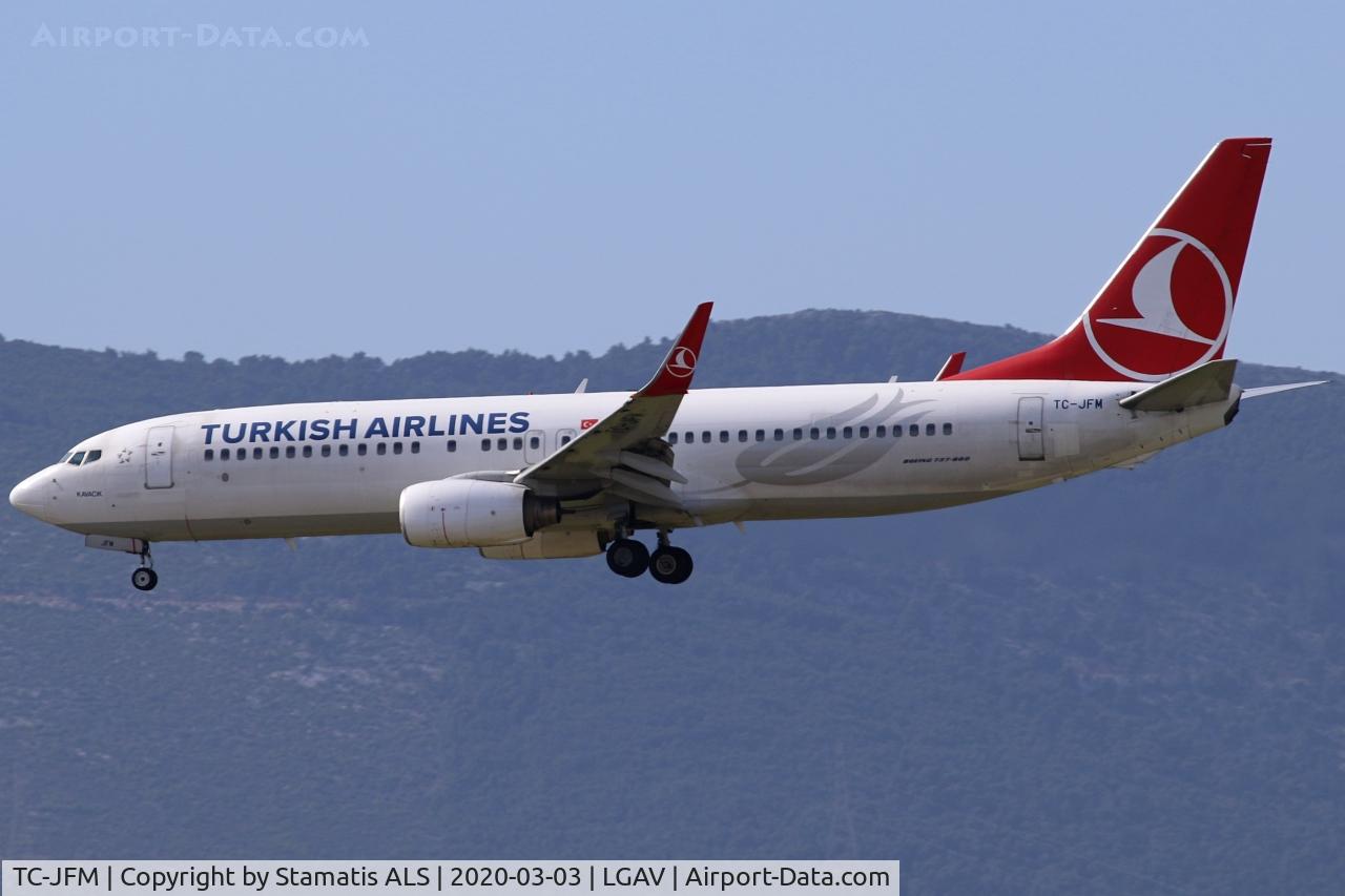 TC-JFM, 1999 Boeing 737-8F2 C/N 29775, TURKISH