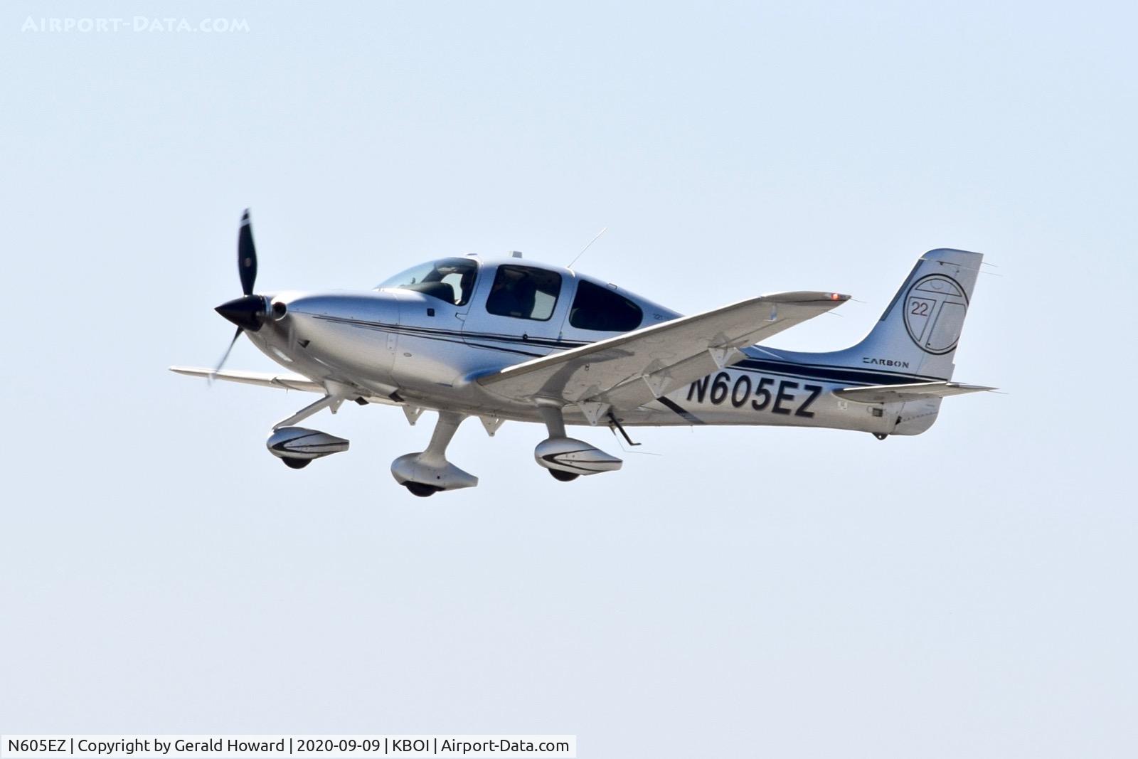 N605EZ, 2015 Cirrus SR22T C/N 1178, Take off from 10L.