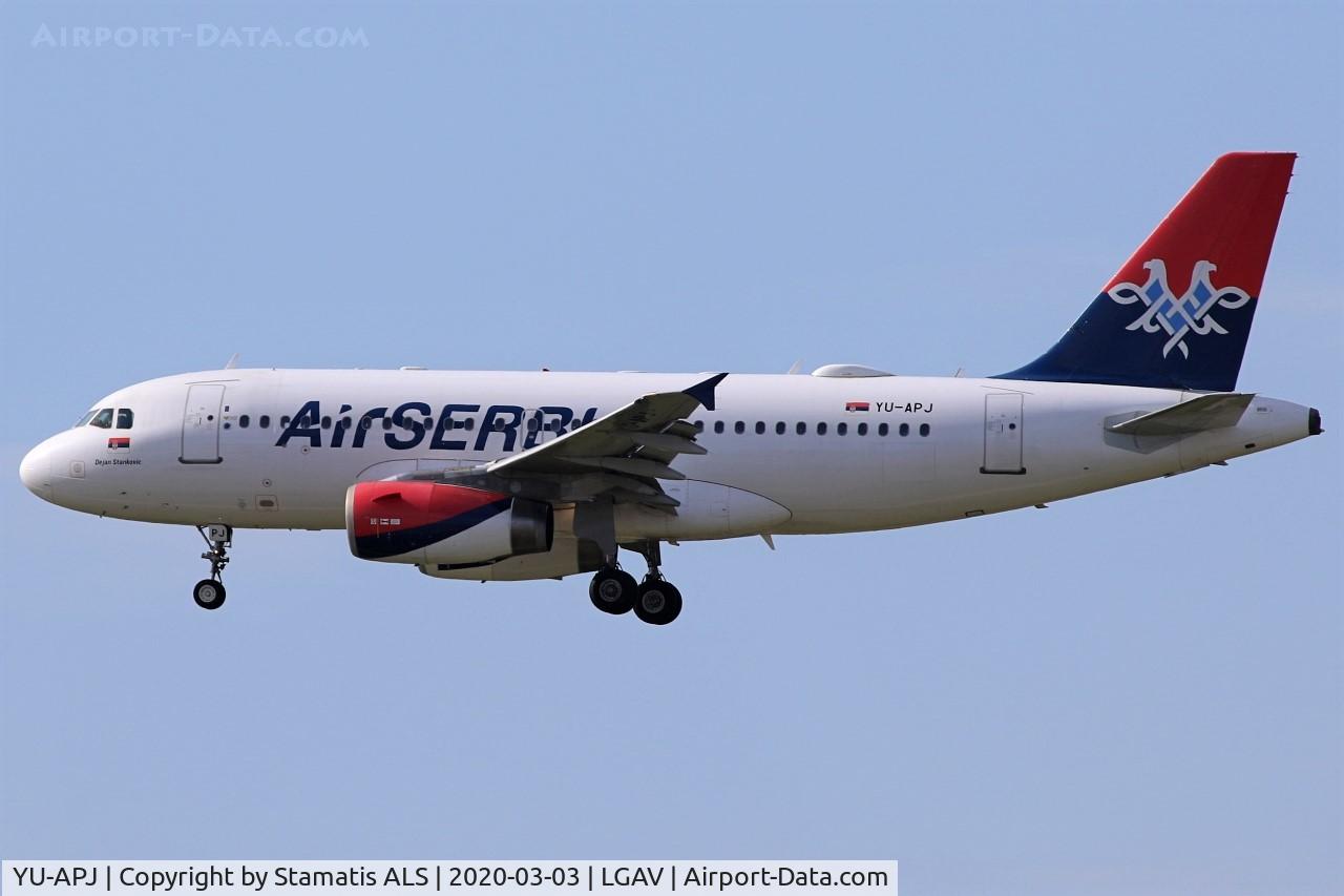 YU-APJ, 2000 Airbus A319-132 C/N 1159, AIRSERBIA