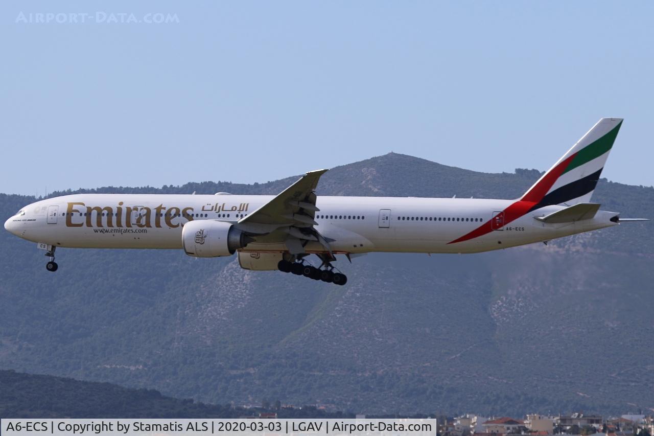 A6-ECS, 2009 Boeing 777-31H/ER C/N 38980, EMIRATES