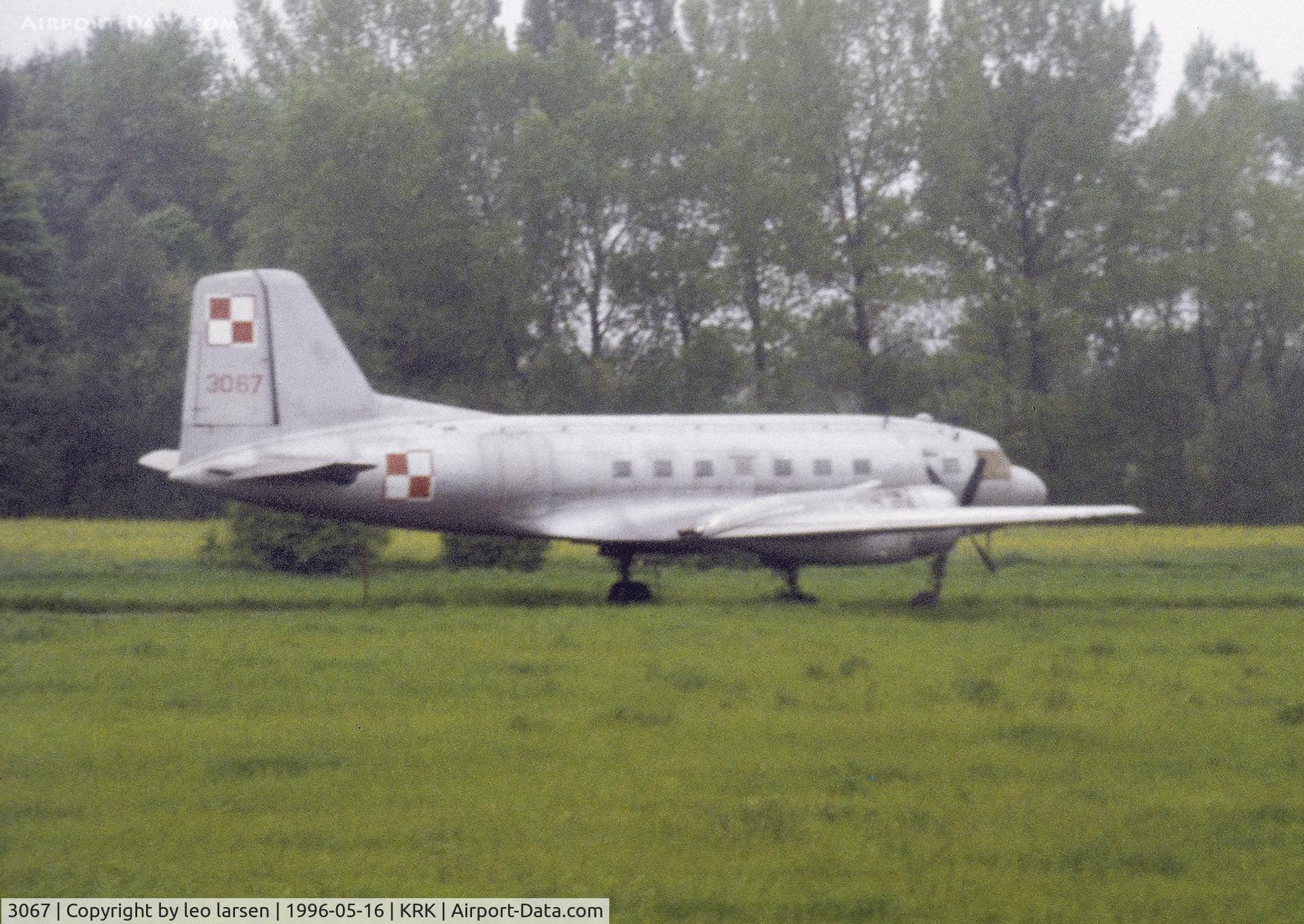 3067, 1959 Ilyushin (VEB) IL-14T C/N 14 803 067, Krakow 16.5.1996