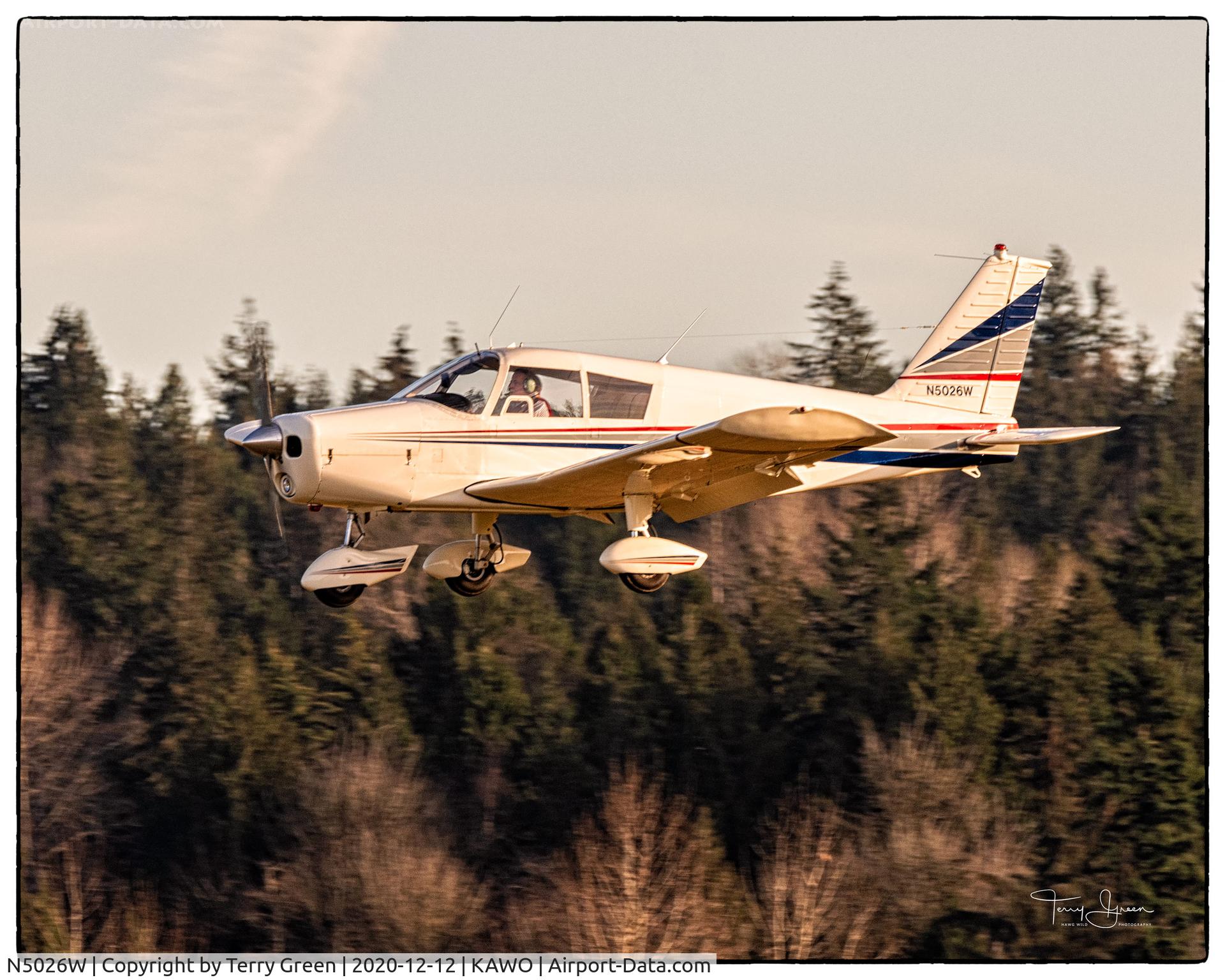 N5026W, 1961 Piper PA-28-160 Cherokee C/N 28-27, KAWO