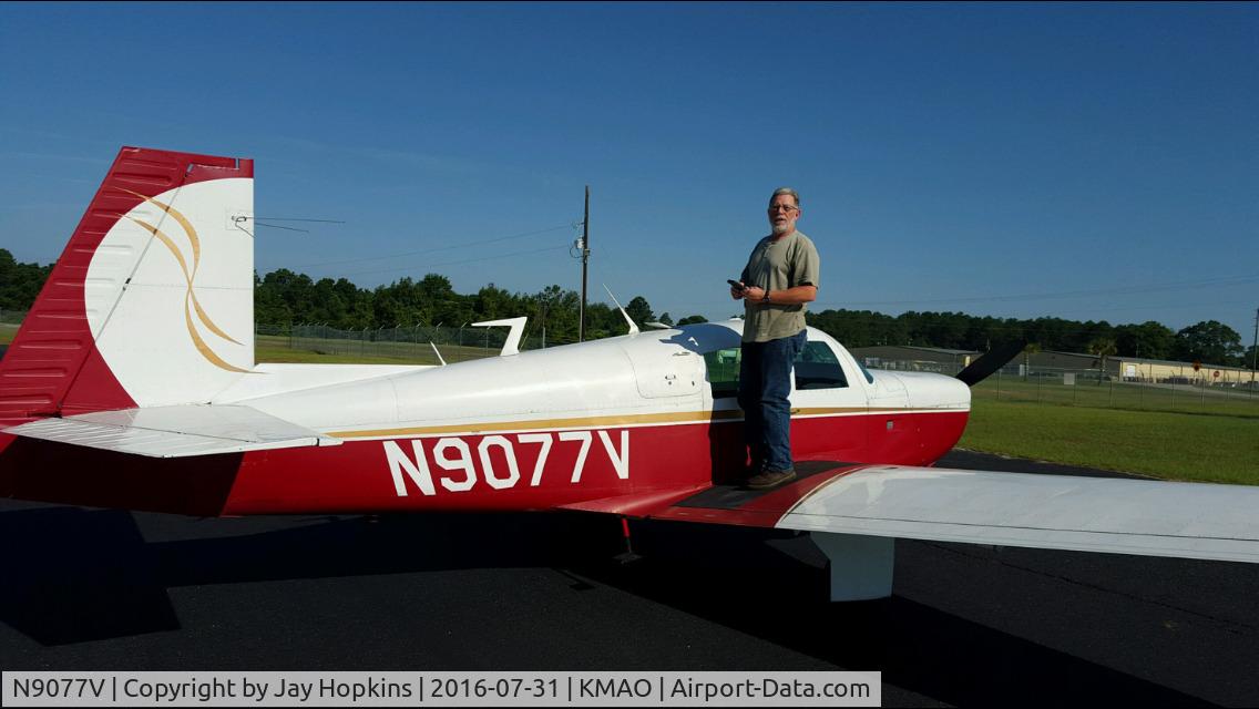 N9077V, 1968 Mooney M20E C/N 690014, Airplane with owner Jay Hopkins. Co-Owner wife Rebecca.
