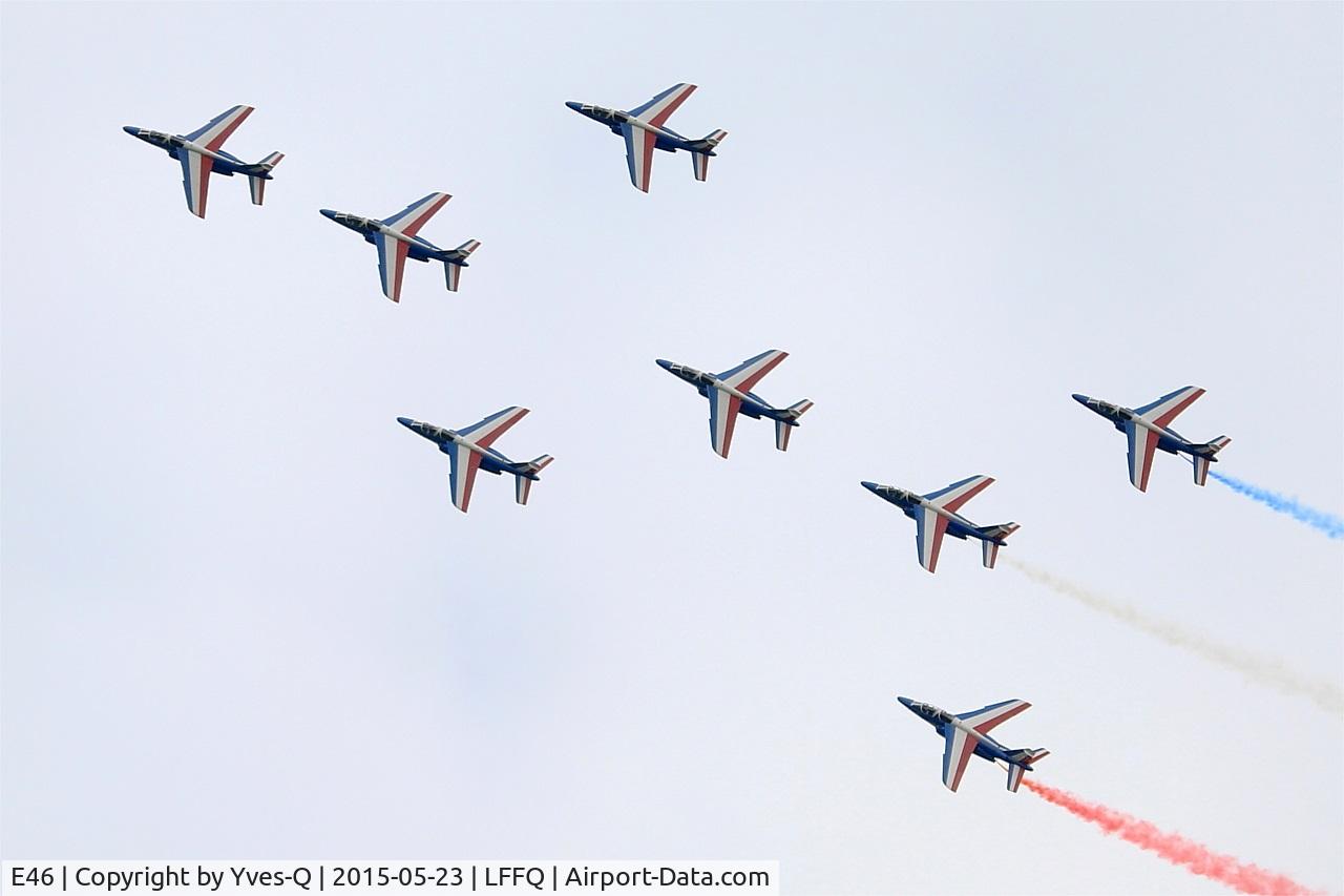 E46, Dassault-Dornier Alpha Jet E C/N E46, Dassault-Dornier Alpha Jet E (F-UHRF), Leader of Patrouille de France 2015, On display, La Ferté-Alais airfield (LFFQ) Air show 2015