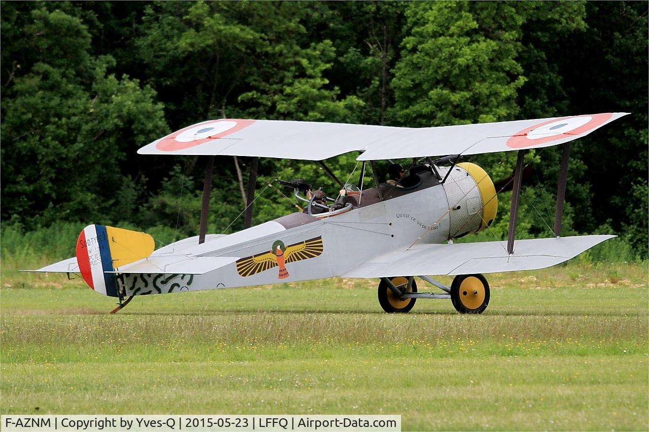 F-AZNM, 1915 Sopwith 1½ Strutter 1B2 C/N 2897, Sopwith 1 12 Strutter 1B2, Taxiing, La Ferté-Alais (LFFQ) Air show 2015