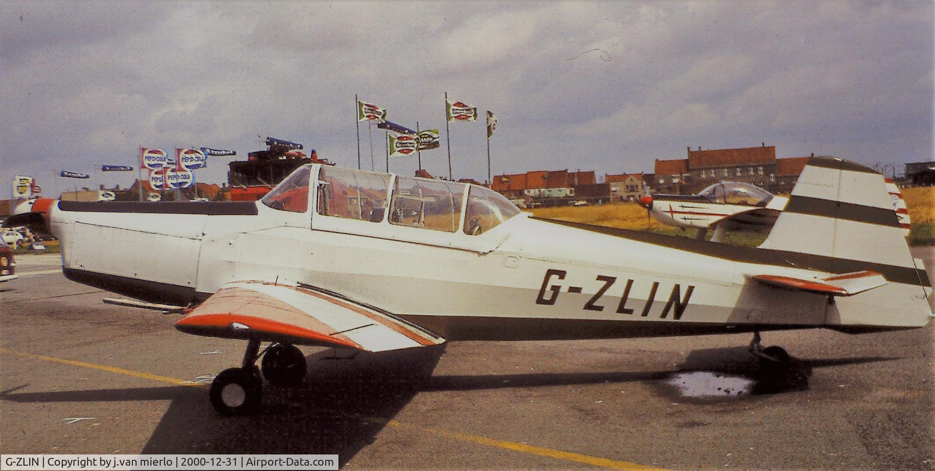 G-ZLIN, 1966 Zlin Z-526M Trener Master C/N 916, scan from slide