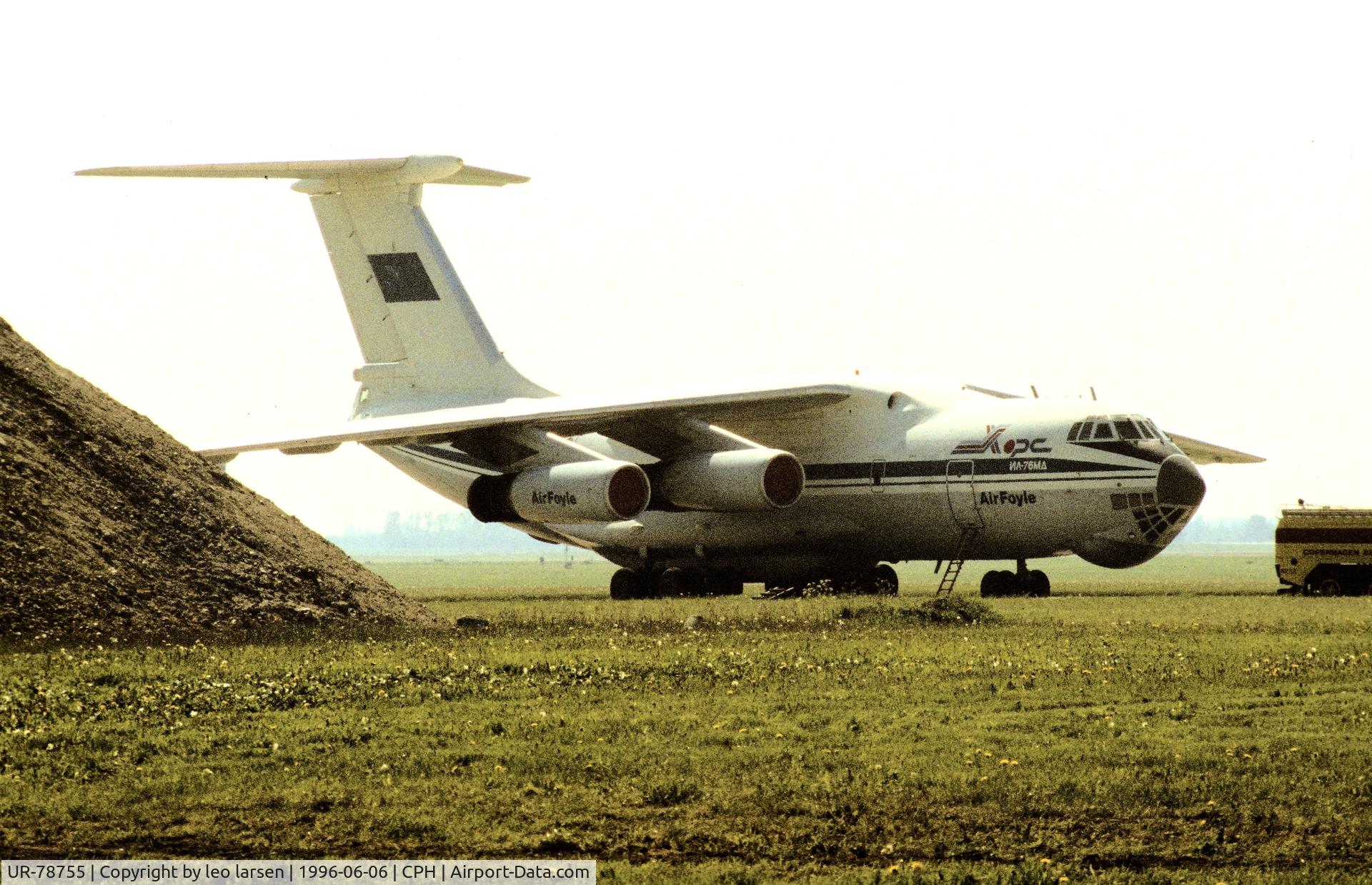 UR-78755, 1988 Ilyushin IL-76MD C/N 00834 84531, Copenhagen 6.6.1996