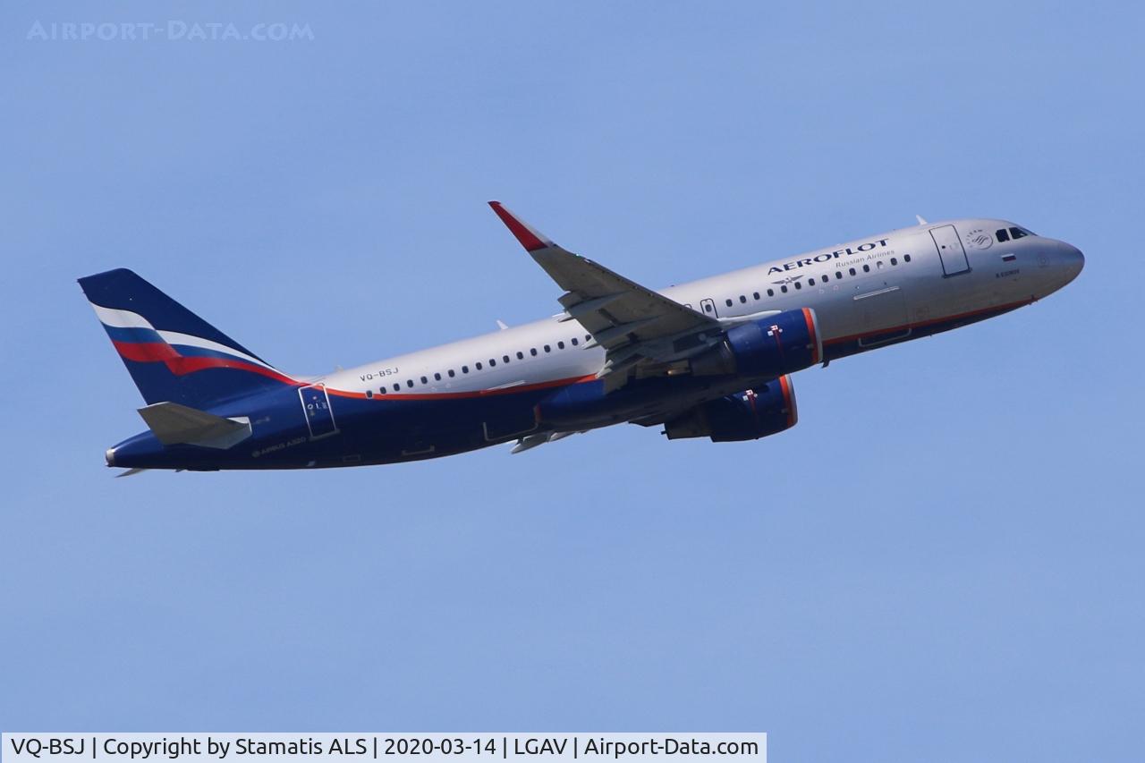 VQ-BSJ, 2014 Airbus A320-214 C/N 6044, AEROFLOT