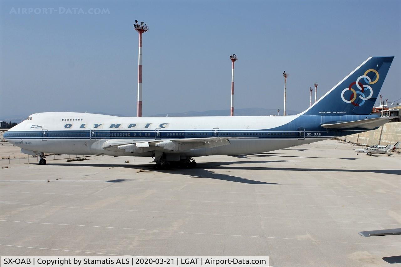 SX-OAB, 1973 Boeing 747-284B C/N 20825, OLYMPIC AIRWAYS