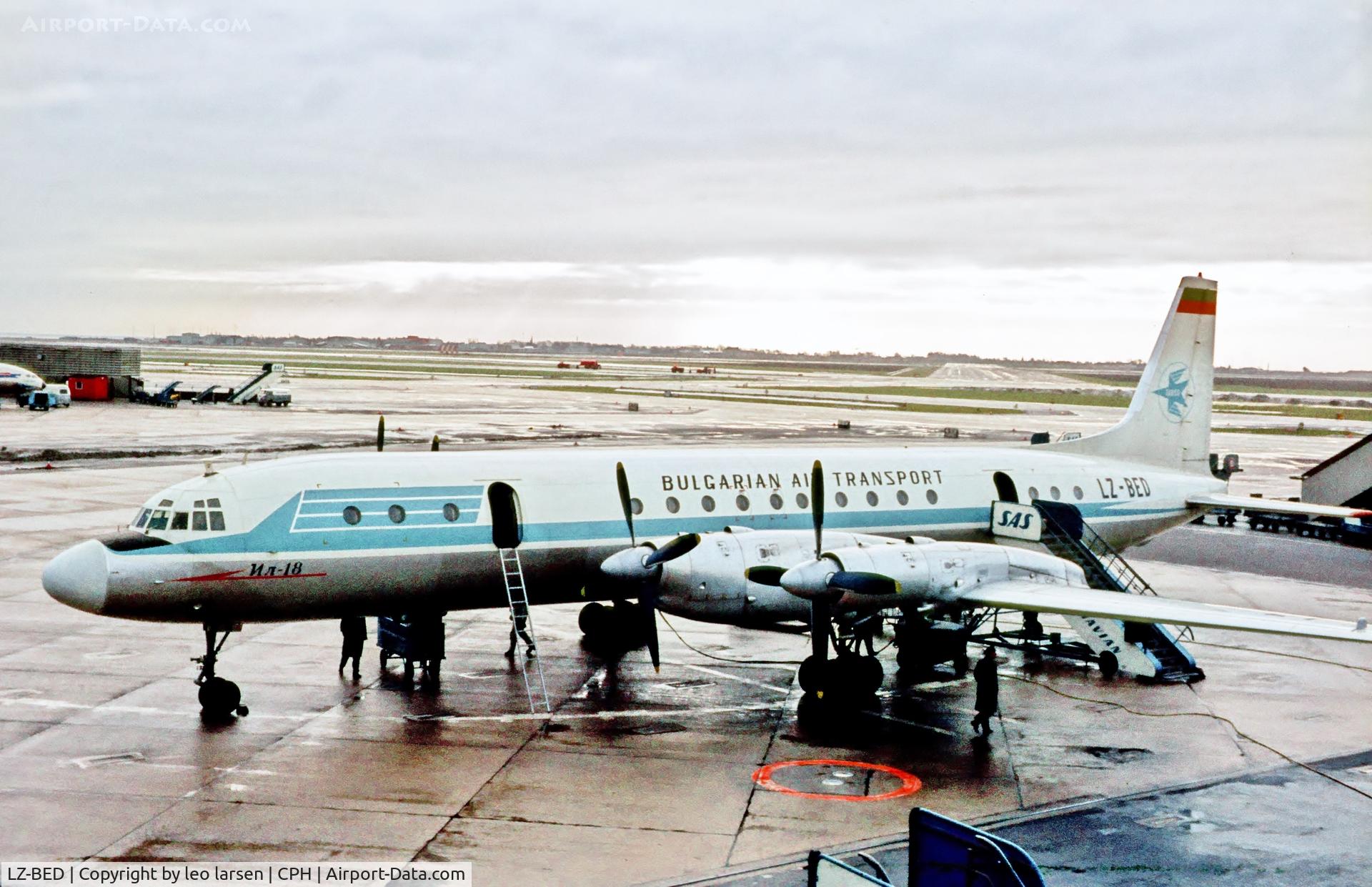 LZ-BED, 1966 Ilyushin IL-18D C/N 18 600 90 02, Copenhagen