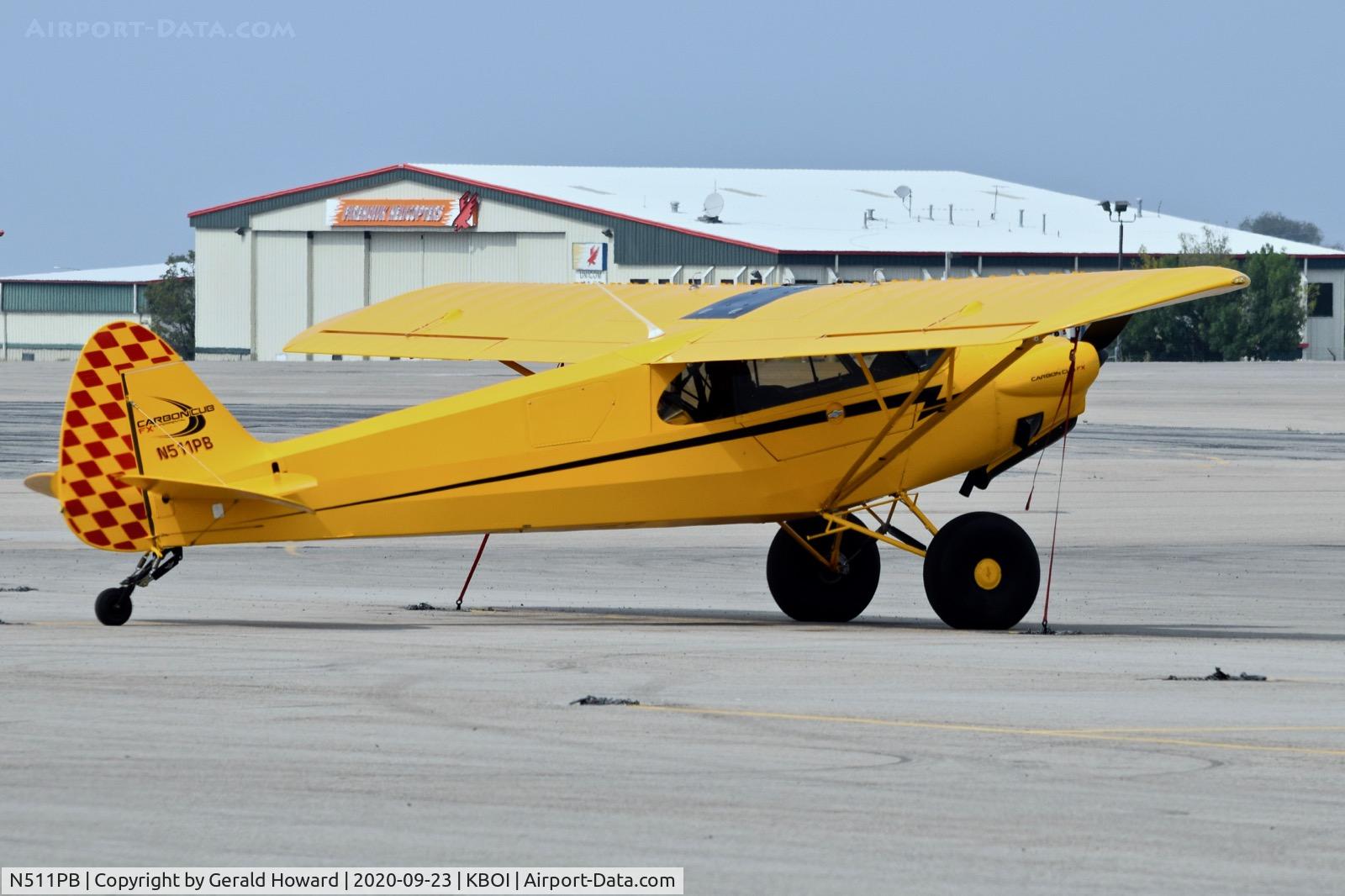 N511PB, 2017 Cub Crafters CC11-160 Carbon Cub SS C/N CCX-1865-0025, Parked on north GA ramp.