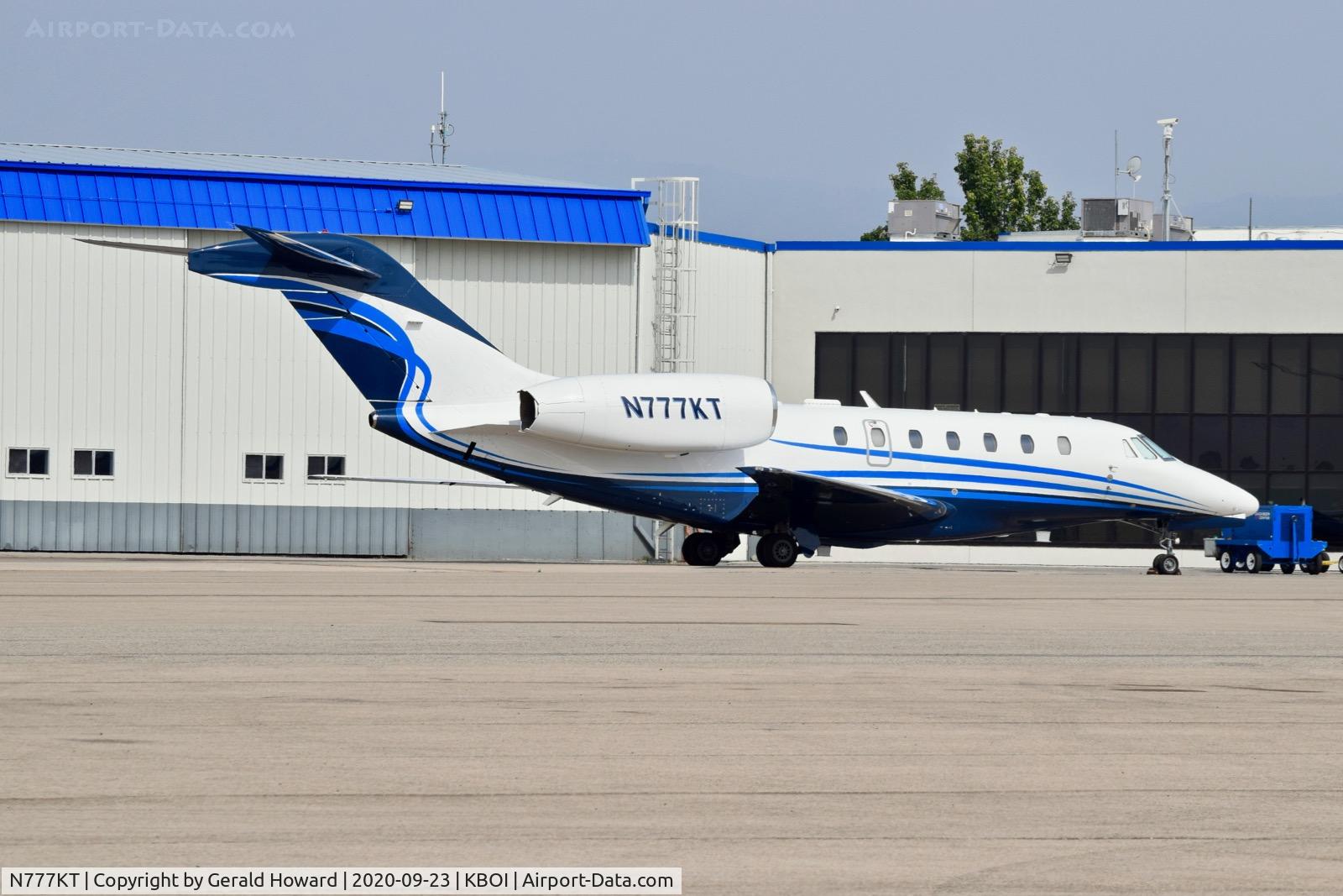N777KT, 1999 Cessna 750 Citation X C/N 750-0072, Parked on north GA ramp.