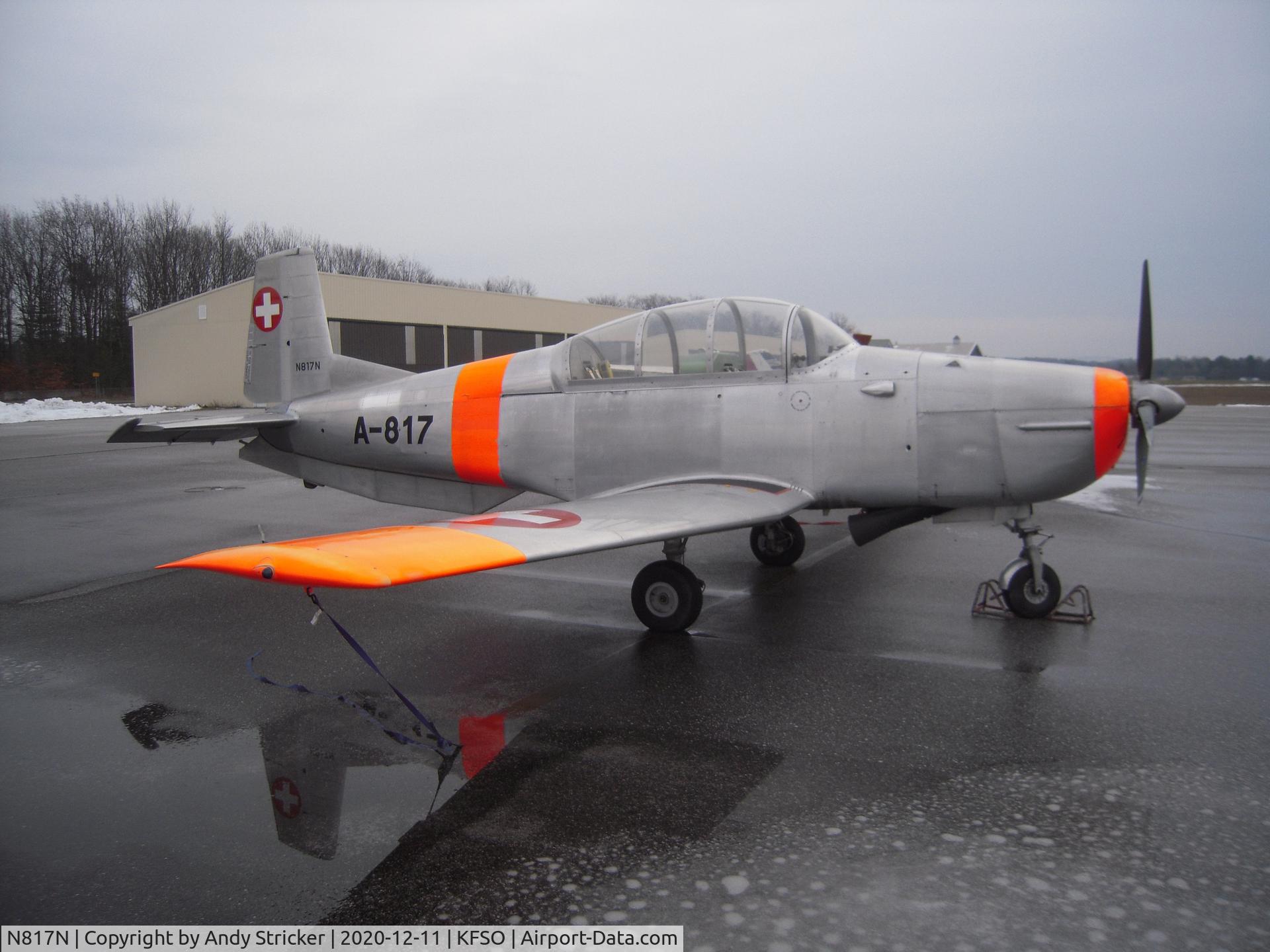 C-FGBQ, 1958 Pilatus P3-05 C/N 455-4, Was parked on apron at KFSO.