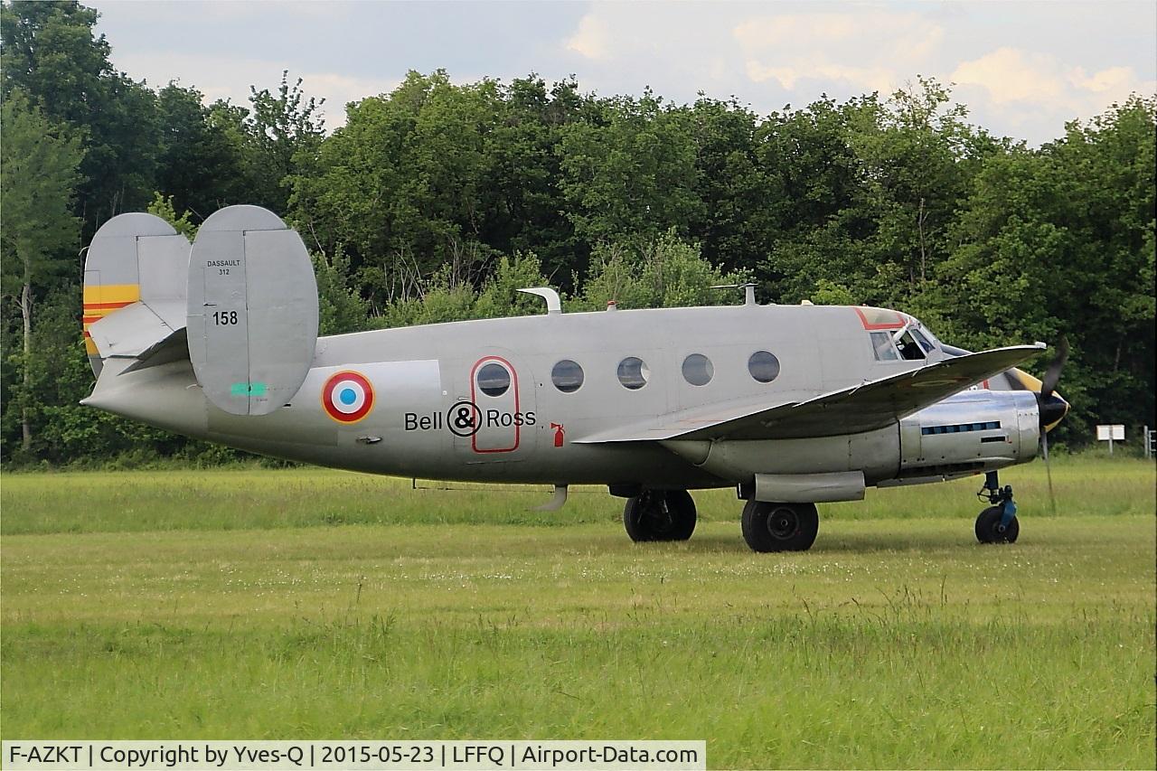F-AZKT, 1954 Dassault MD-311 Flamant C/N 260, Dassault MD-311 Flamant, Taxiing, La Ferté-Alais airfield (LFFQ) Airshow 2015