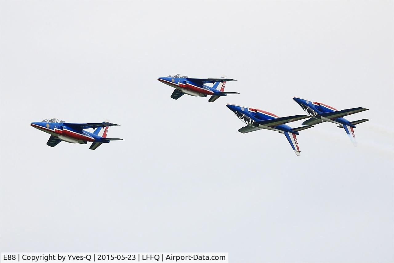 E88, Dassault-Dornier Alpha Jet E C/N E88, Dassault-Dornier Alpha Jet E (F-TELL), On display, La Ferté-Alais airfield (LFFQ) Air show 2015