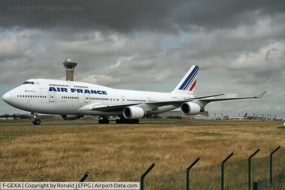 F-GEXA, 1989 Boeing 747-4B3 C/N 24154, at cdg