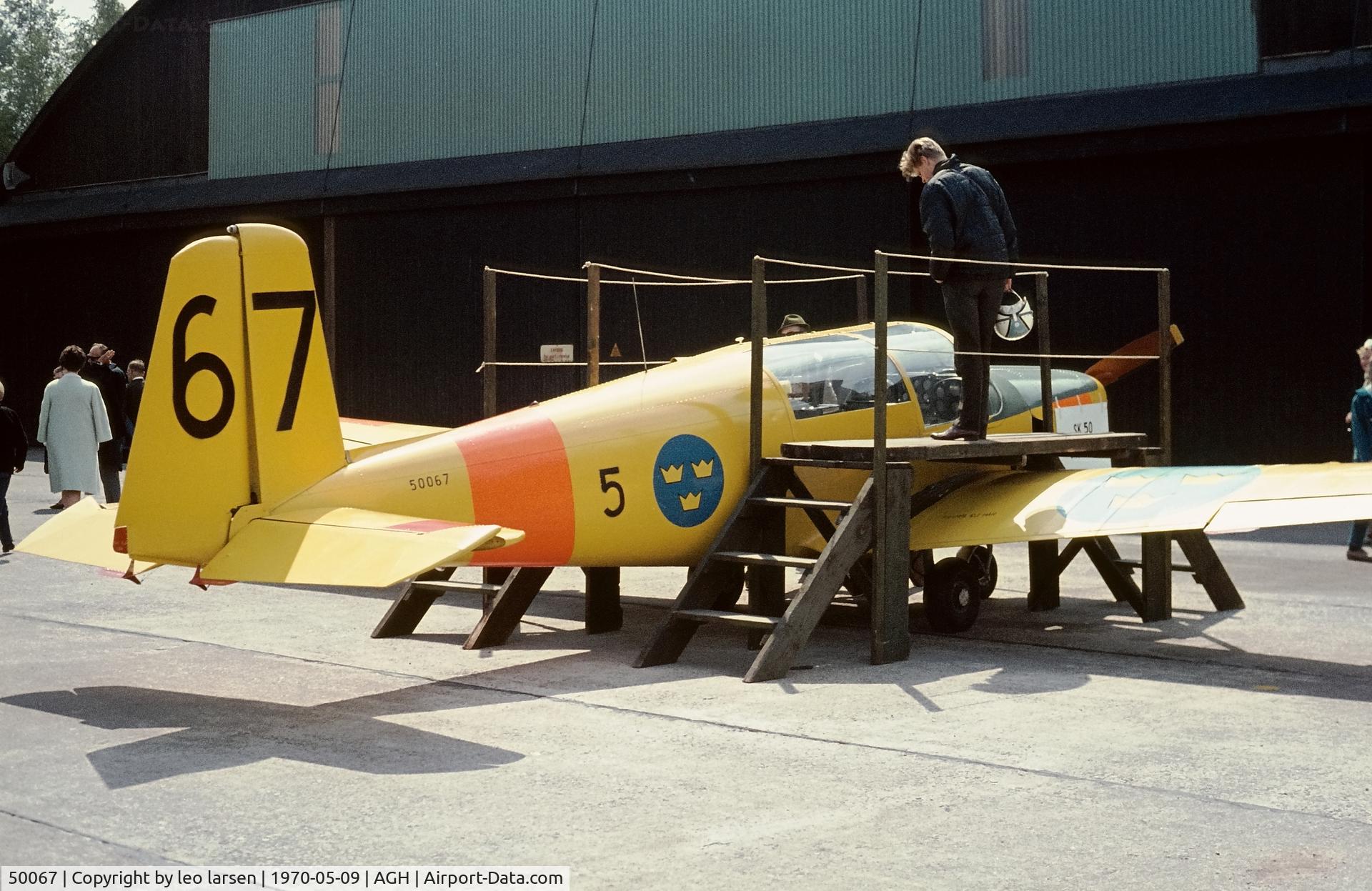 50067, Saab Sk.50B Safir (91B) C/N 91-277, Ängelholm 9.5.1970