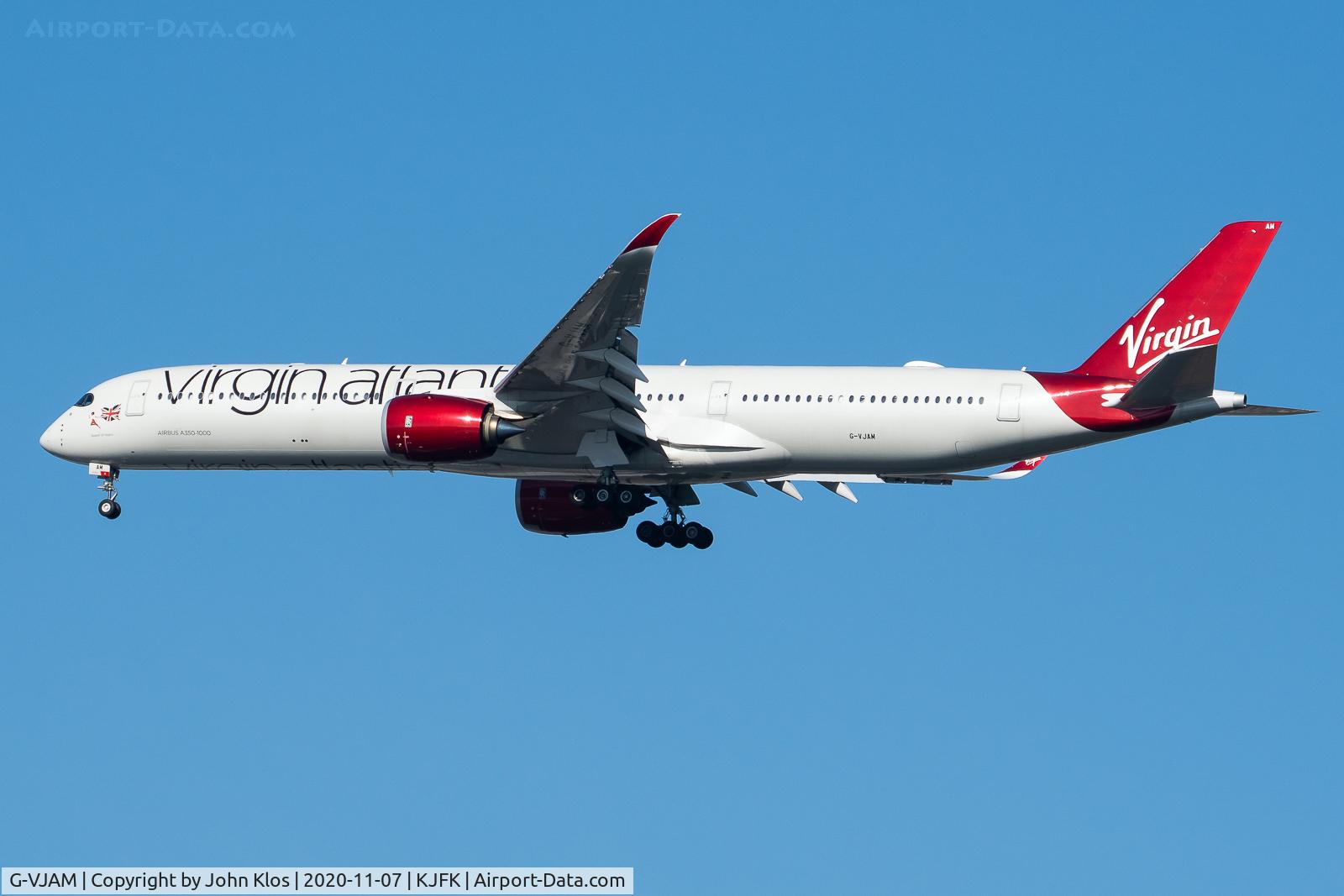 G-VJAM, 2019 Airbus A350-1041 C/N 0336, Arriving JFK 31R