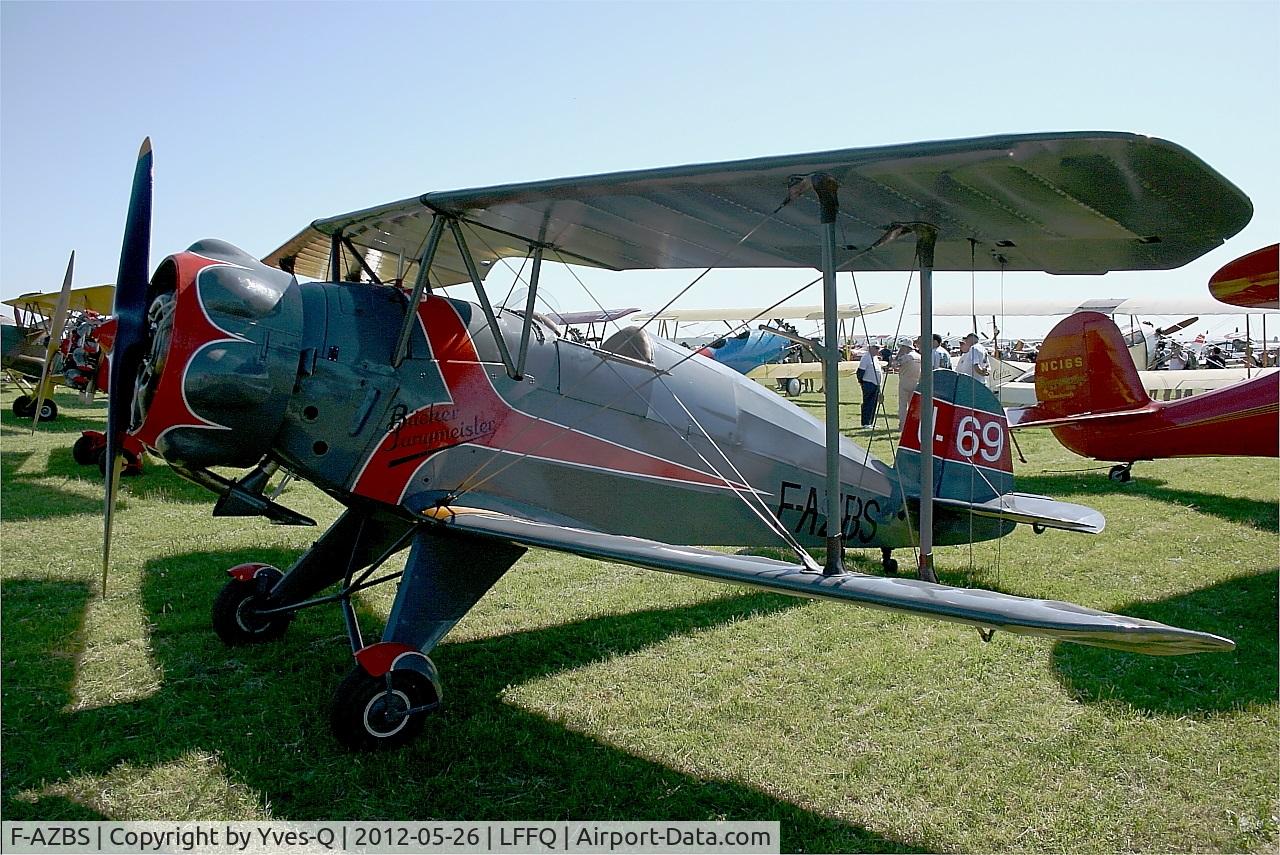 F-AZBS, 1938 Bucker Bu-133C Jungmeister C/N 16, Bucker Bu-133C Jungmeister, Static display, La Ferté-Alais airfield (LFFQ) Airshow 2012