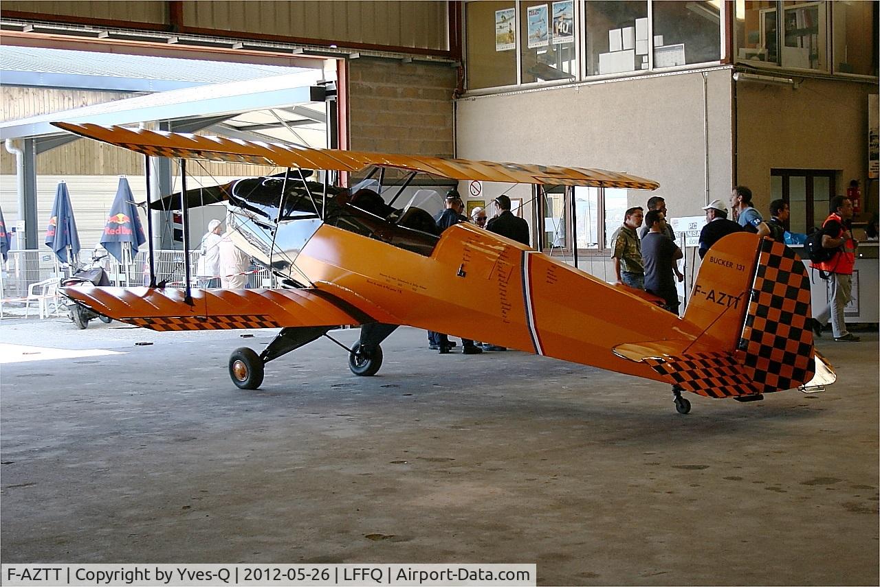 F-AZTT, CASA 1-131E Jungmann C/N 2241, CASA 1-131E Jungmann, Parked, La Ferté-Alais airfield (LFFQ) Air show 2012