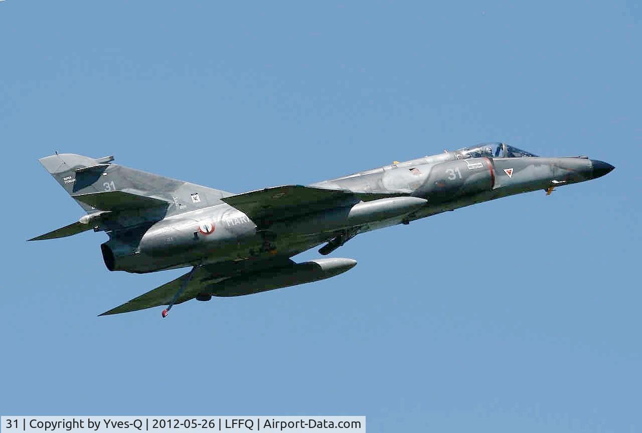 31, Dassault Super Etendard C/N 31, Dassault Super Etendard M (SEM), On display, La Ferté-Alais Airfield (LFFQ) Air Show 2012