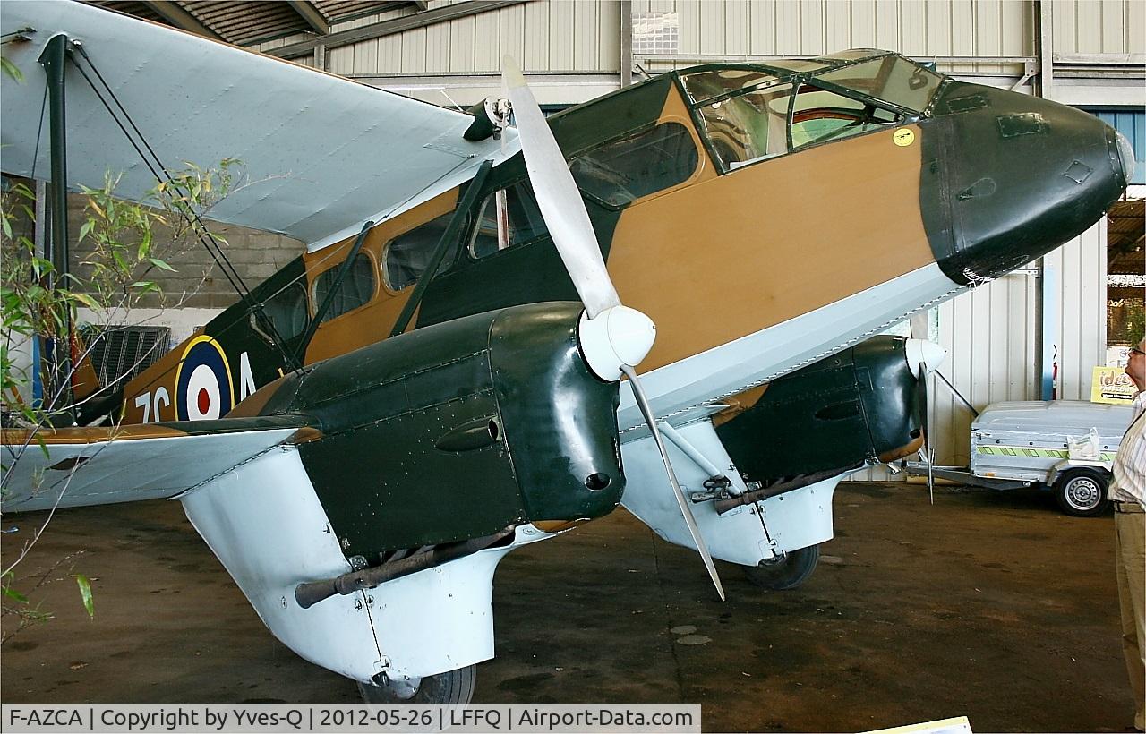F-AZCA, 1940 De Havilland DH-89A Dominie/Dragon Rapide C/N 6541, De Havilland DH-89A Dragon Rapide, Under restoration in 2012, La Ferté-Alais airfield (LFFQ)
