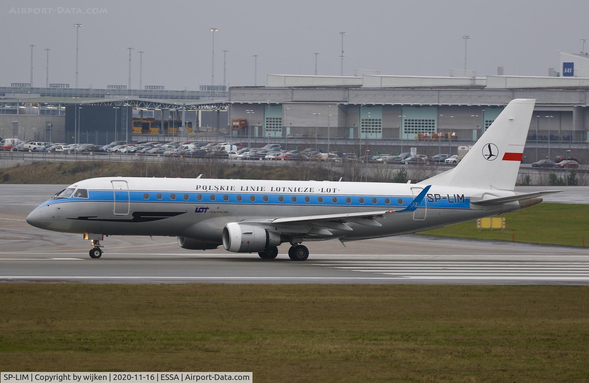 SP-LIM, 2010 Embraer 175LR (ERJ-170-200LR) C/N 17000311, RWY 19L
