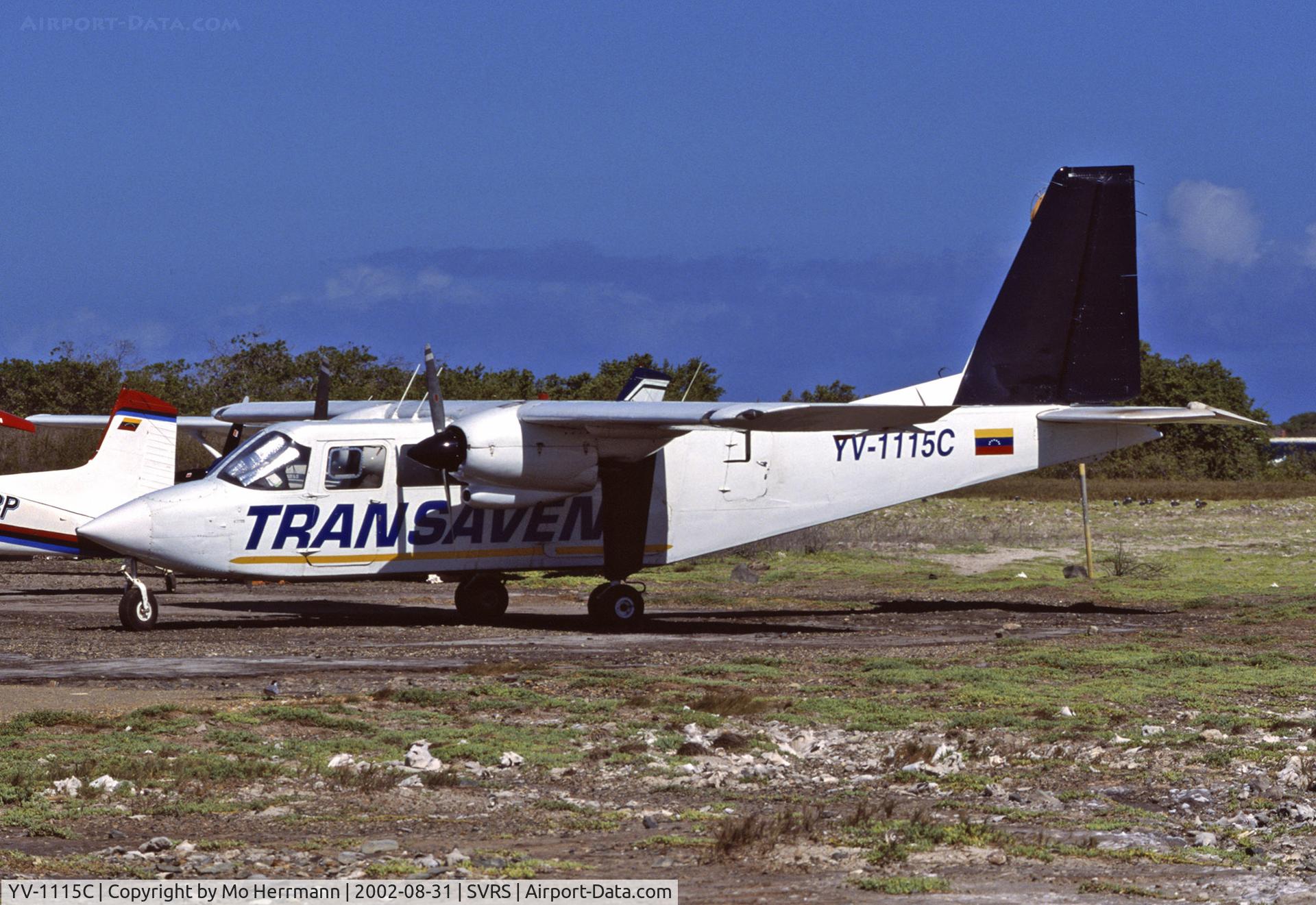 YV-1115C, 1971 Britten-Norman BN-2A-8 Islander C/N 296, taken at Los Roques.