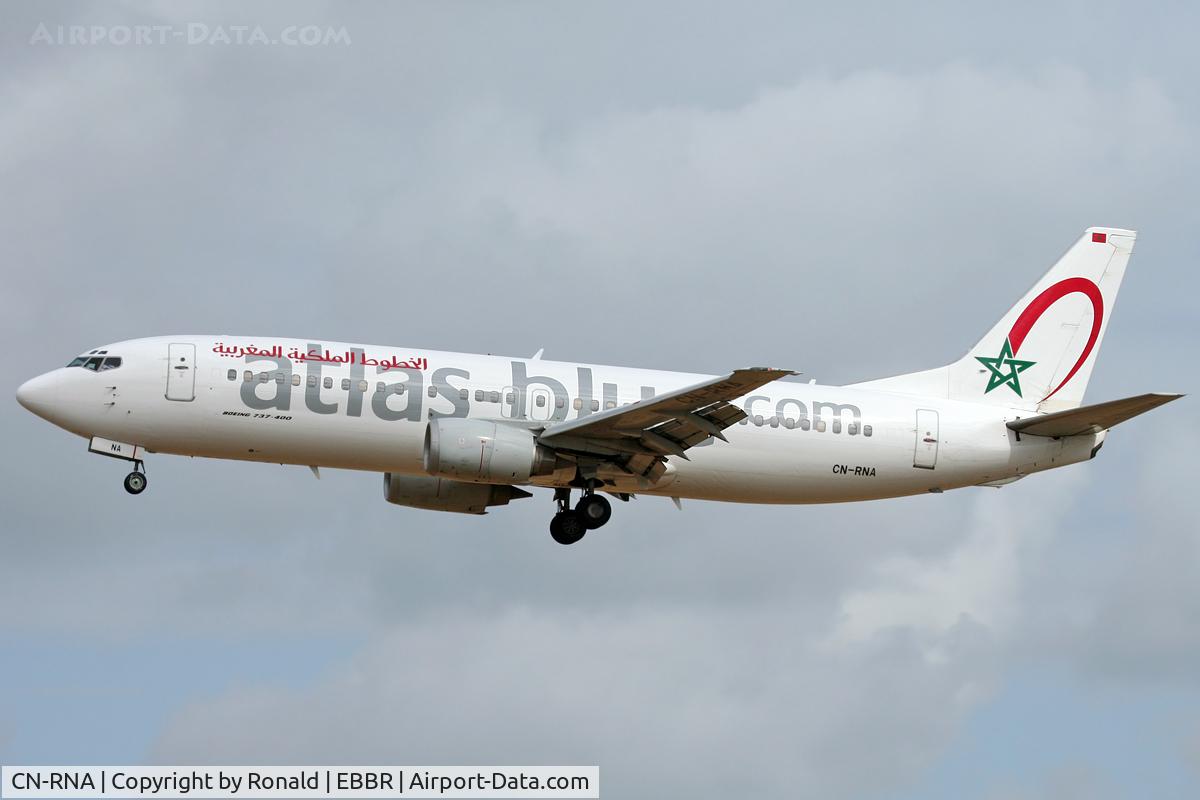CN-RNA, 1993 Boeing 737-4B6 C/N 26531, at bru