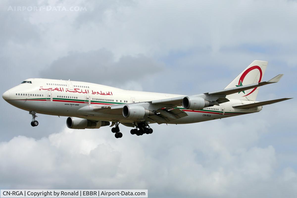 CN-RGA, 1993 Boeing 747-428 C/N 25629, at bru