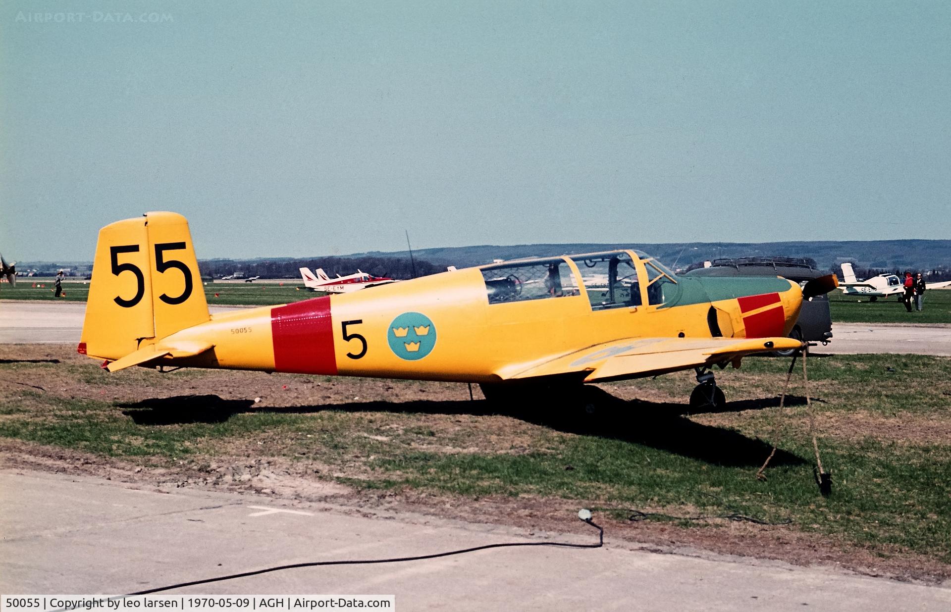 50055, Saab Sk.50B Safir (91B) C/N 91-264, Ängelholm 9.5.1970