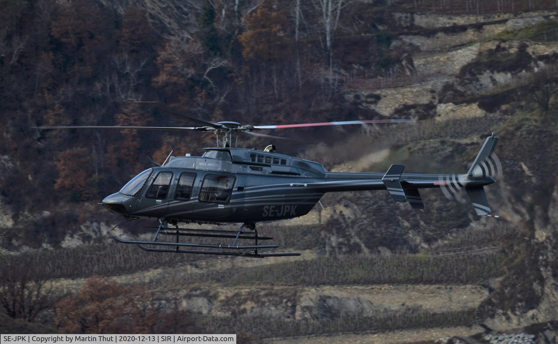 SE-JPK, 2019 Bell 407 C/N 54831, Nice visit