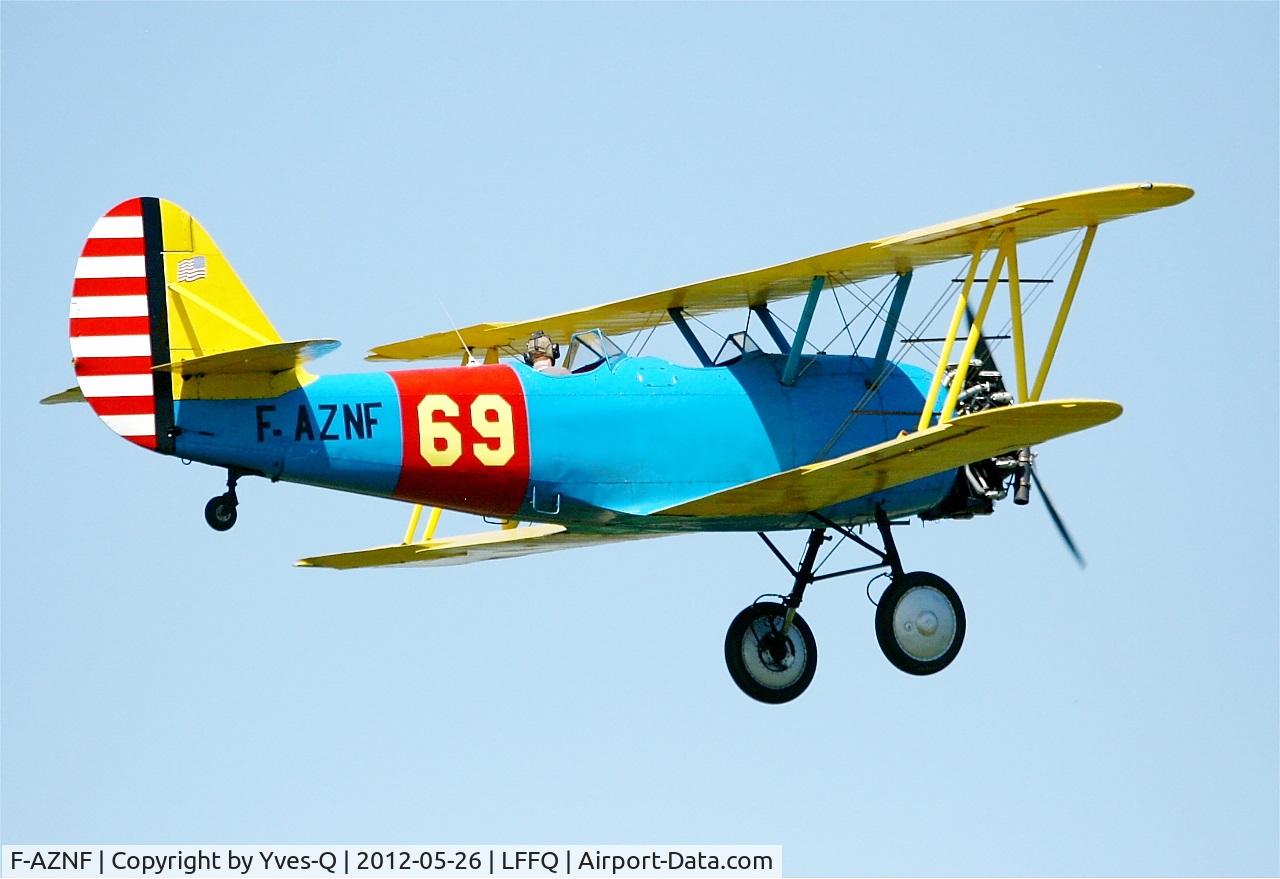 F-AZNF, Naval Aircraft Factory N3N-3 C/N 2909, Naval Aircraft Factory N3N-3,  On display, La Ferte-Alais Airfield (LFFQ) Air Show 2012