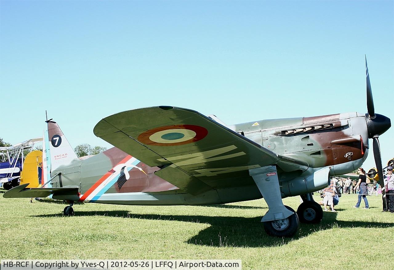 HB-RCF, 1942 Morane-Saulnier D-3801 (MS-412) C/N 194, Morane Saulnier MS-412 (EKW D-3801), Swiss Historic Aircraft Collection, La Ferté-Alais ( LFFQ) 2012