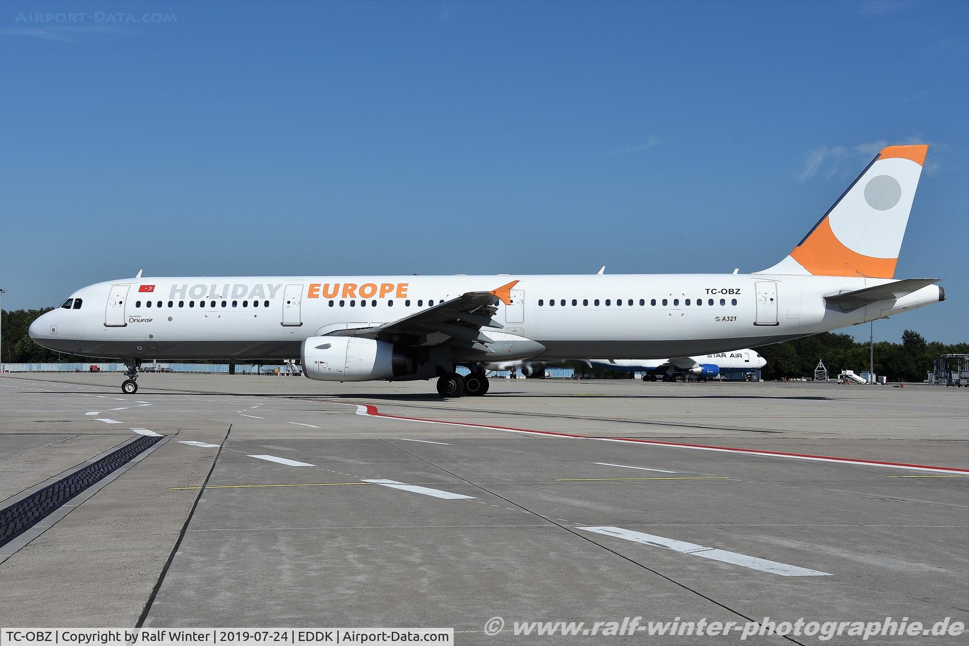 TC-OBZ, 1998 Airbus A321-231 C/N 0811, Airbus A321-231 - 5Q HES Holiday Europe - 811 - TC-OBZ - 24.07.2019 - CGN