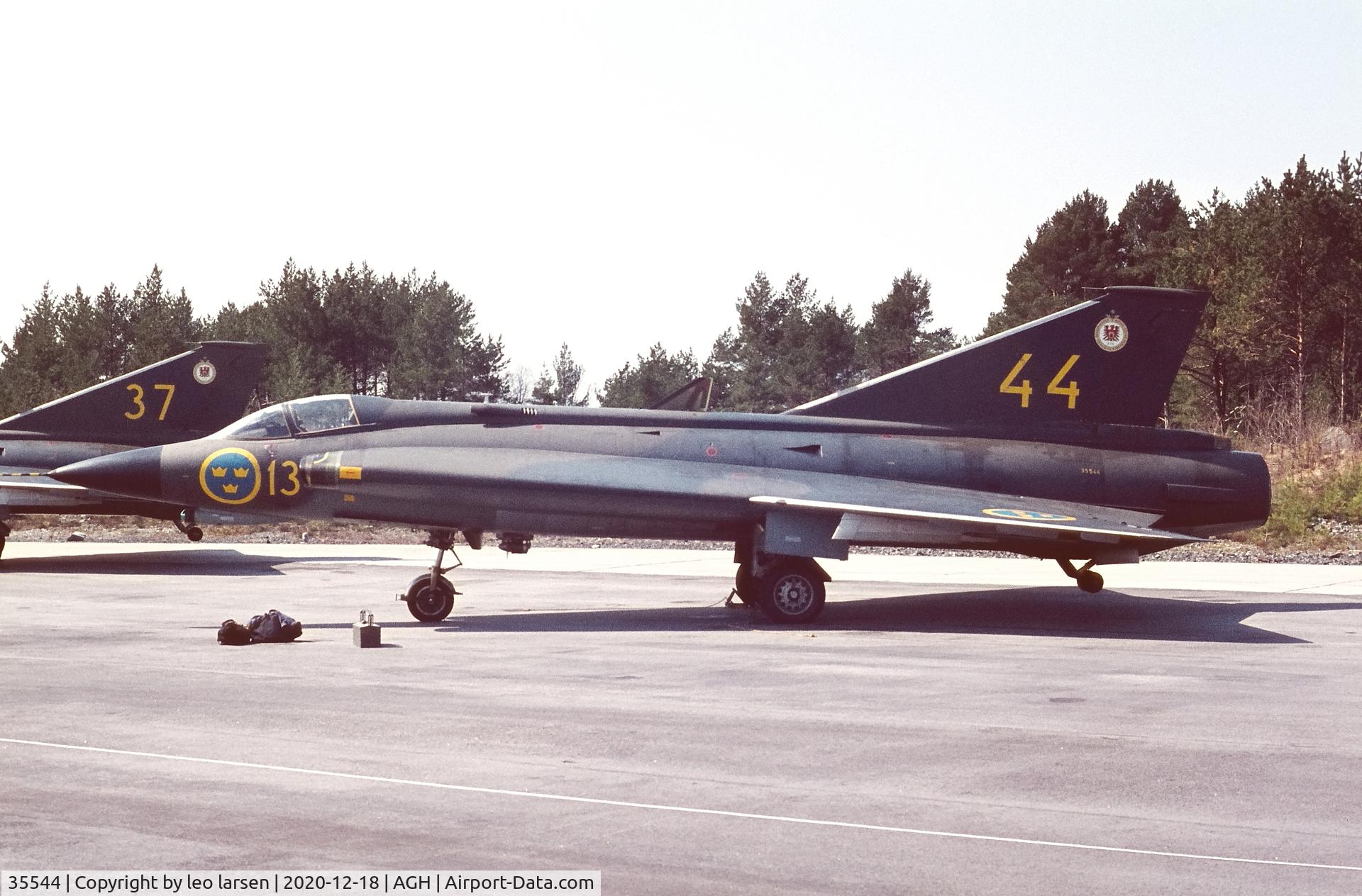 35544, 1968 Saab J-35F Draken C/N 35544, Ängelholm