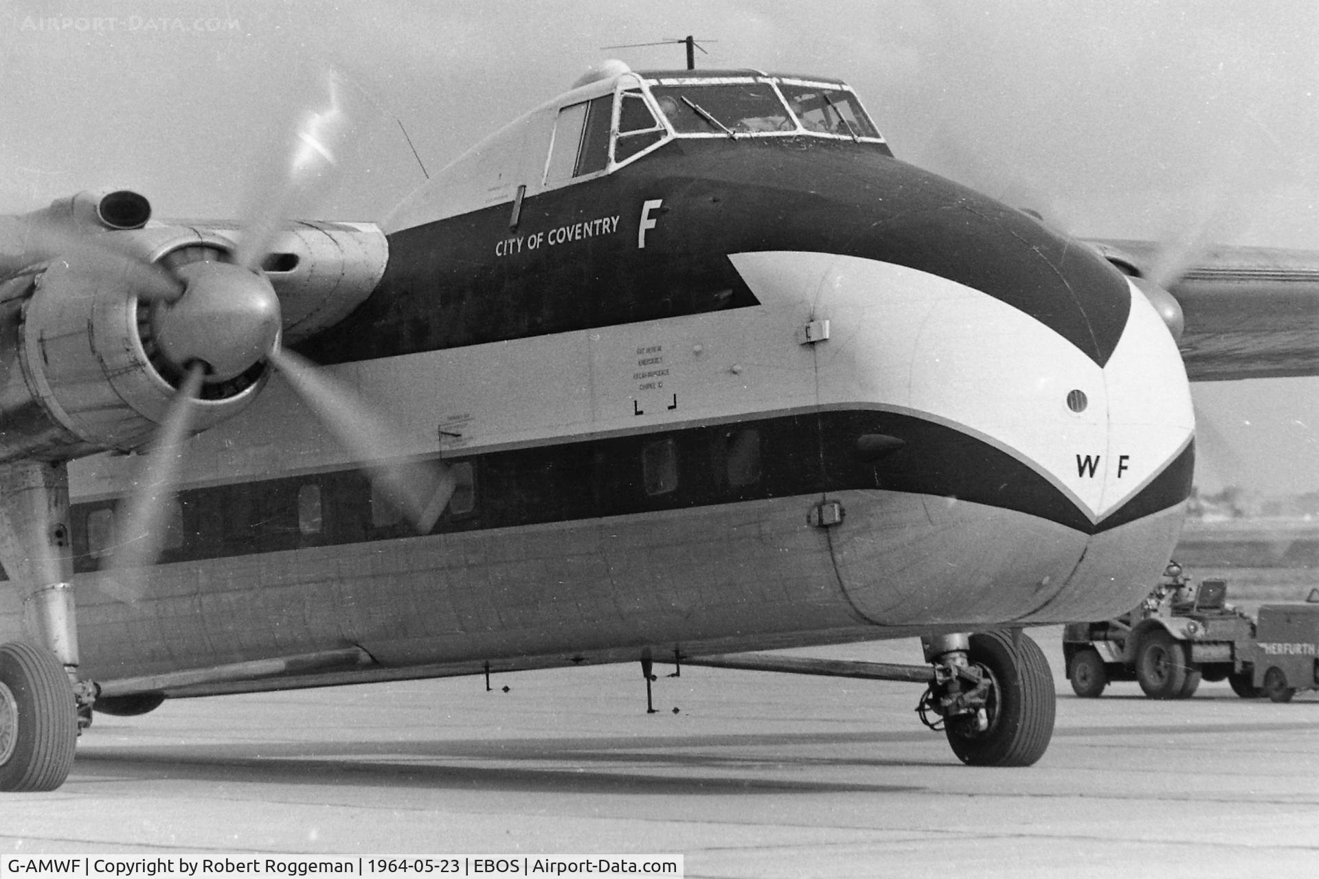 G-AMWF, Bristol 170 Freighter Mk.32 C/N 13133, 1964-05.CITY OF COVENTRY.