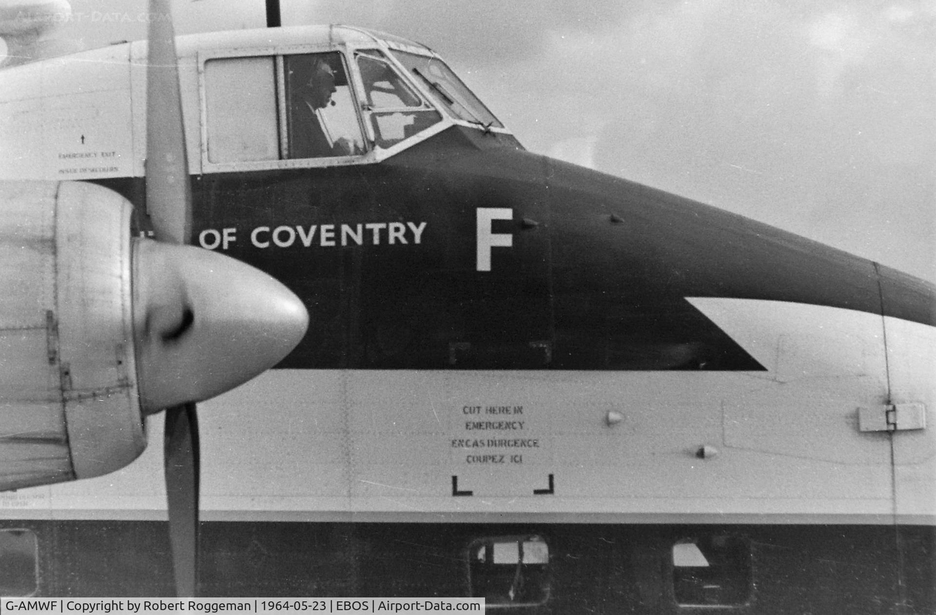 G-AMWF, Bristol 170 Freighter Mk.32 C/N 13133, 1964-05.CITY OF COVENTRY.