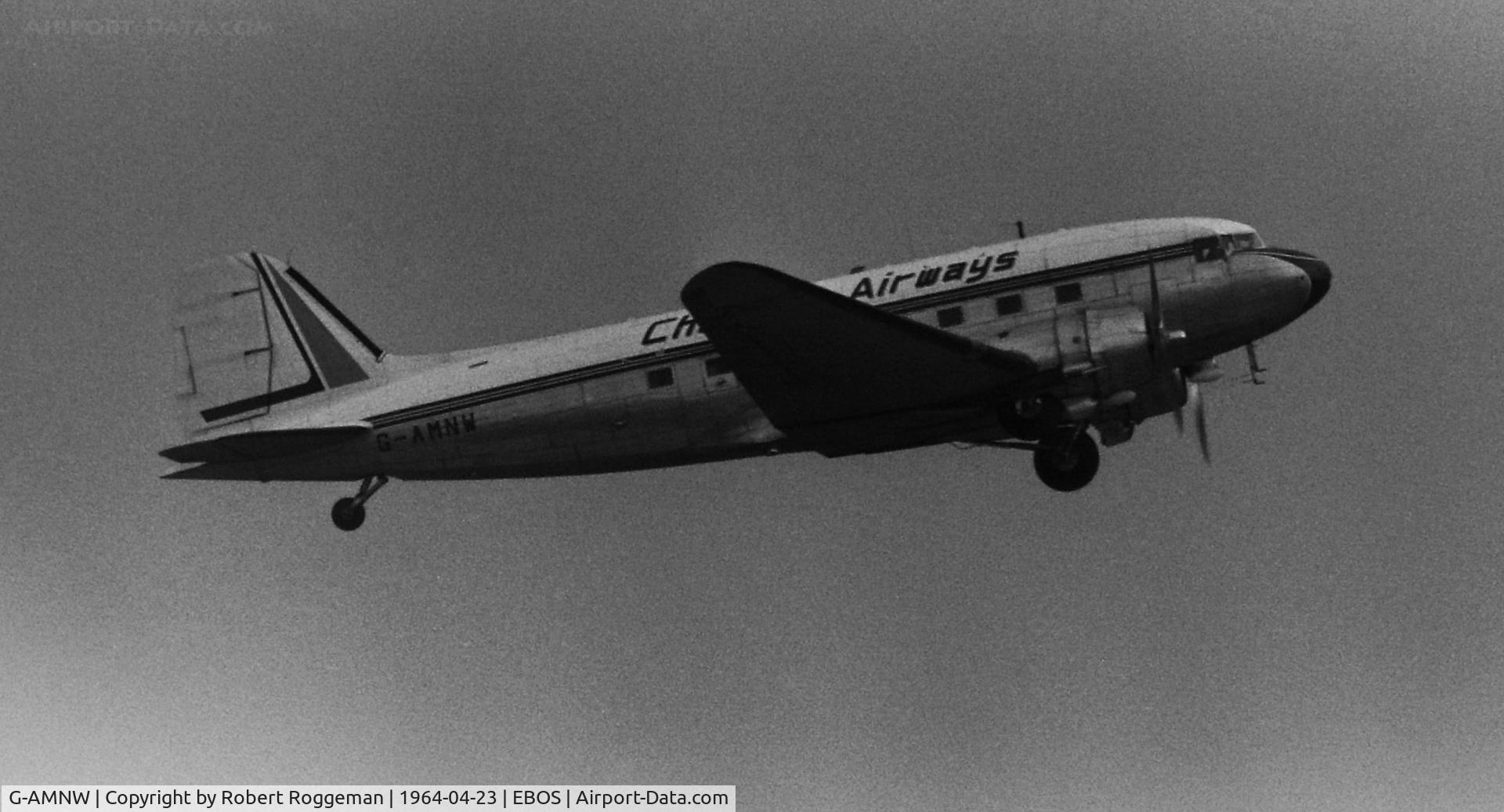 G-AMNW, 1943 Douglas C-47 Dakota 3 C/N 14177/25622, 1964-04.CHANNEL AIRWAYS.