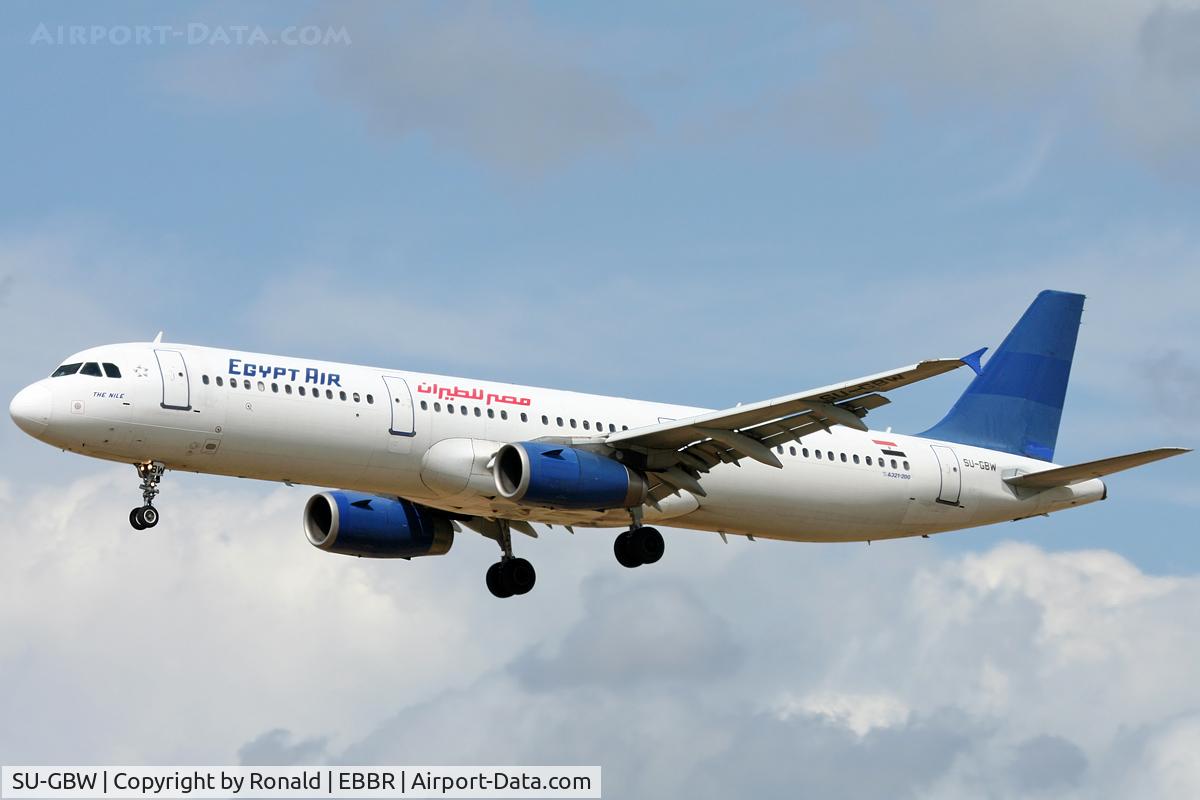 SU-GBW, 1997 Airbus A321-231 C/N 725, at bru