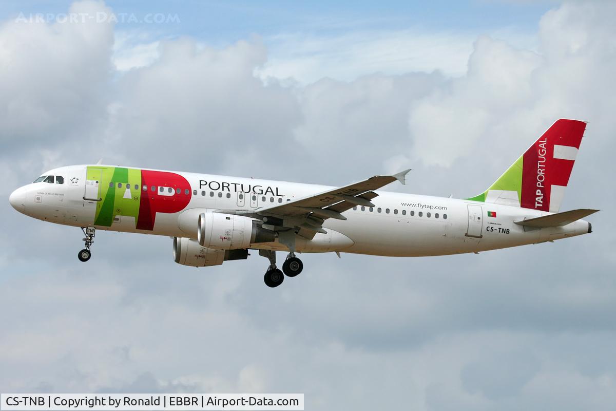 CS-TNB, 1991 Airbus A320-231 C/N 0191, at bru