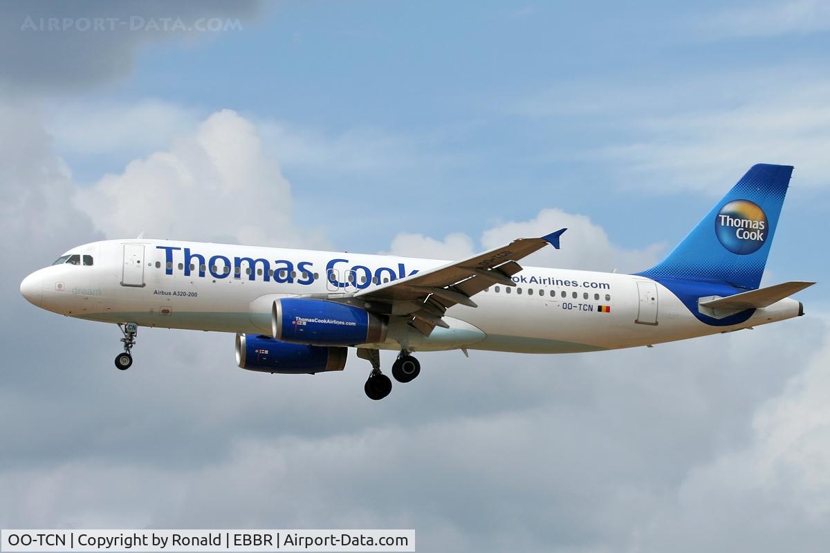 OO-TCN, 1993 Airbus A320-232 C/N 425, at bru