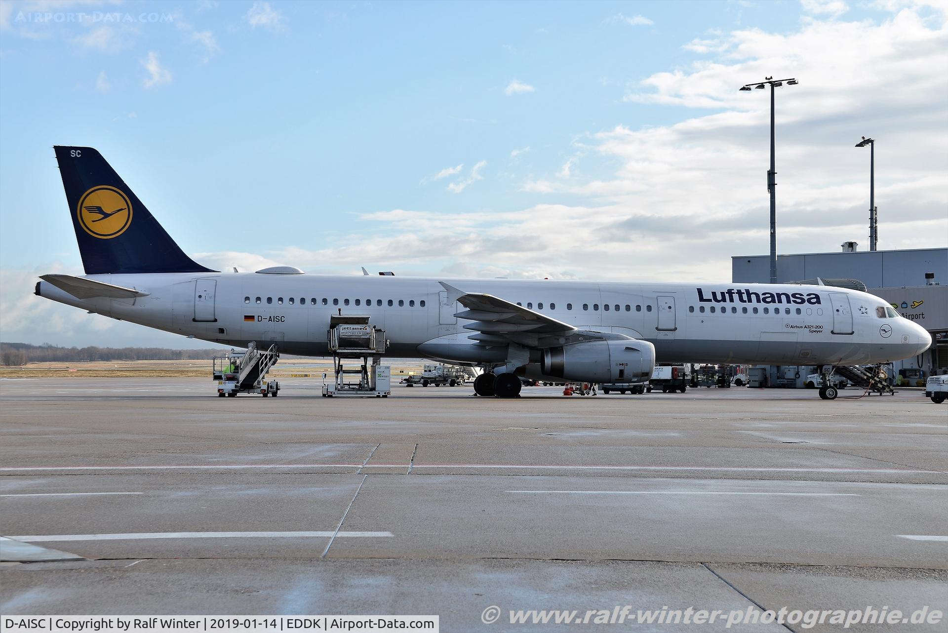 D-AISC, 1999 Airbus A321-231 C/N 1161, Airbus A321-231 - LH DLH Lufthansa 'Speyer' - 1161 - D-AISC - 14.01.2019 - CGN