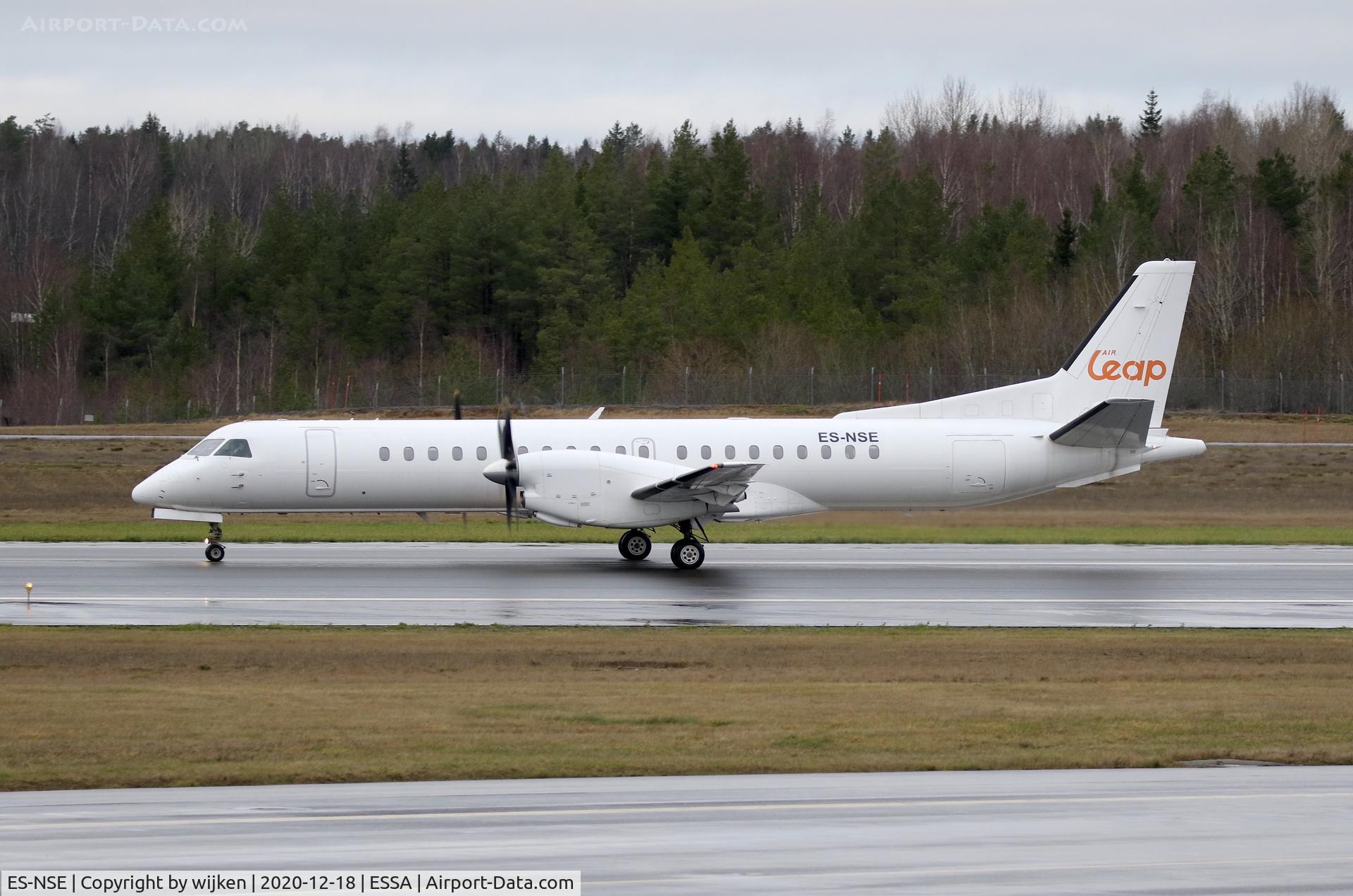 ES-NSE, 1995 Saab 2000 C/N 2000-013, RWY 26