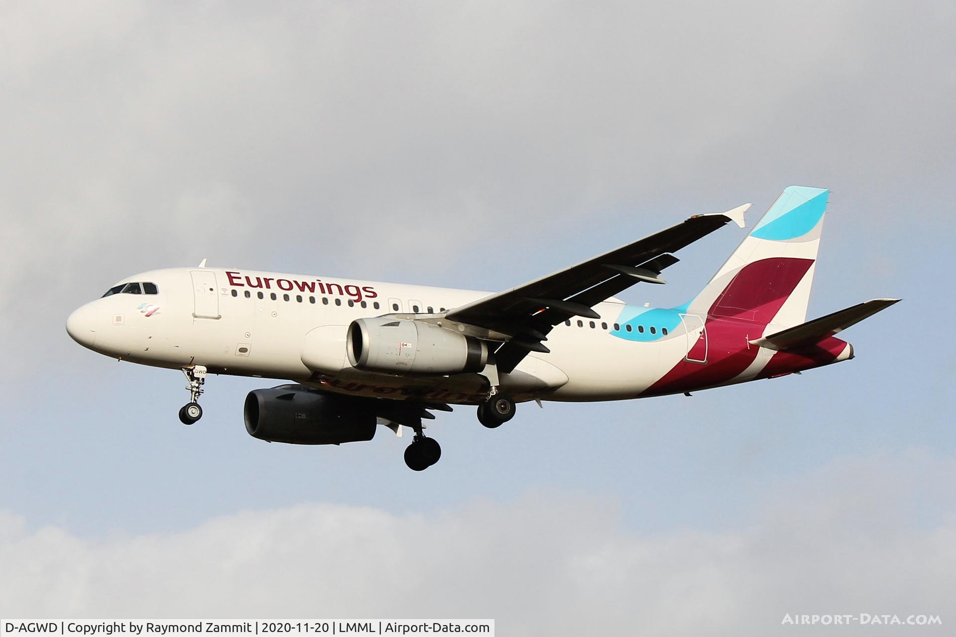D-AGWD, 2007 Airbus A319-132 C/N 3011, A319 D-AGWD Eurowings