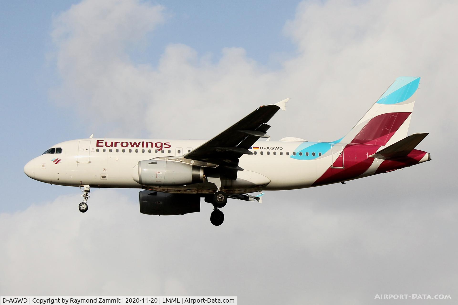 D-AGWD, 2007 Airbus A319-132 C/N 3011, A319 D-AGWD Eurowings