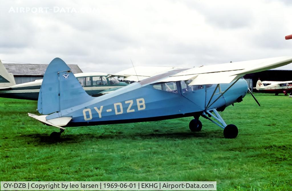 OY-DZB, 1948 SAI KZ VII Laerke C/N 198, Herning 1.6.1969