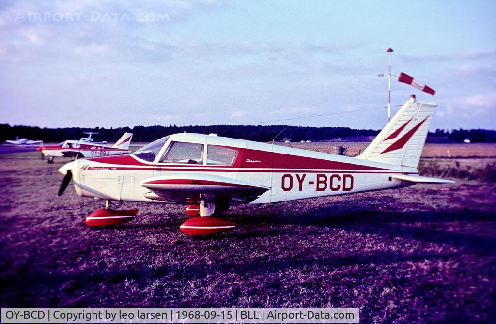 OY-BCD, 1967 Piper PA-28-140 Cherokee C/N 28-22702, Billund 15.9.1968